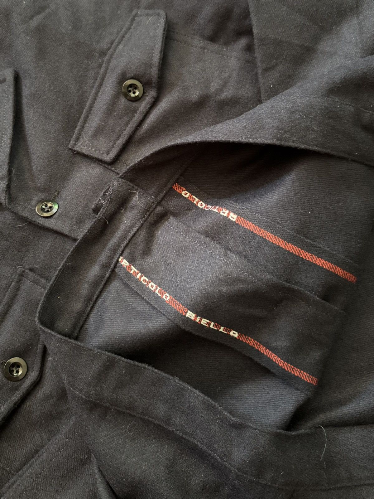 Vintage Vintage Italian Military Navy Shirt Size US XL / EU 56 / 4 - 6 Thumbnail