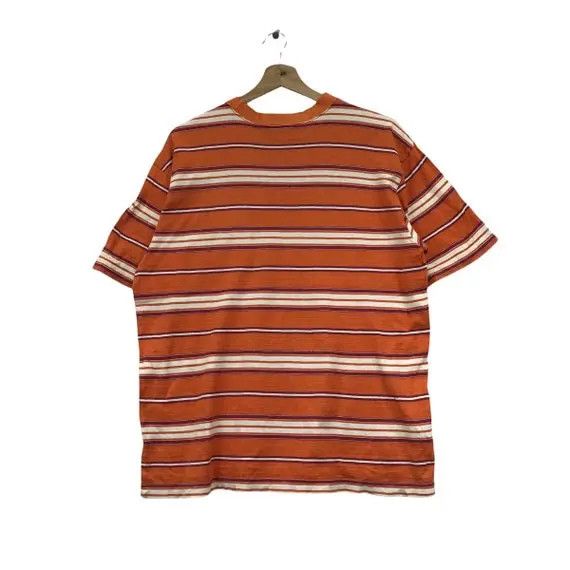 Hang Ten Vtg 80’ HANG TEN SURFING Striped Yellow Tag Orange Tee Shirt Size US M / EU 48-50 / 2 - 2 Thumbnail