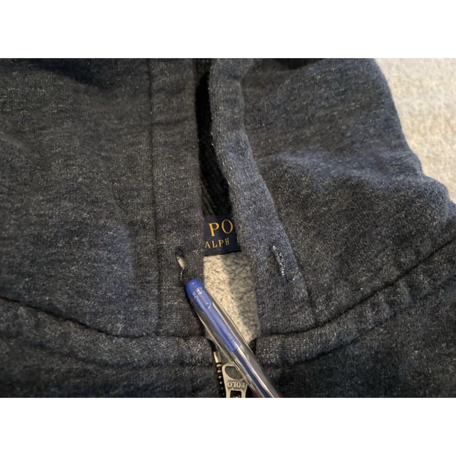 Polo Ralph Lauren Polo Ralph Lauren full zip Hoodie Sweater Mens XL Gray Size US XL / EU 56 / 4 - 4 Thumbnail