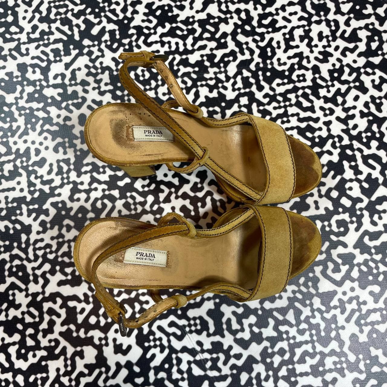 Prada Vintage Y2K Prada Luxury Heels Retro 90s Style Size US 4 / IT 34 - 5 Thumbnail