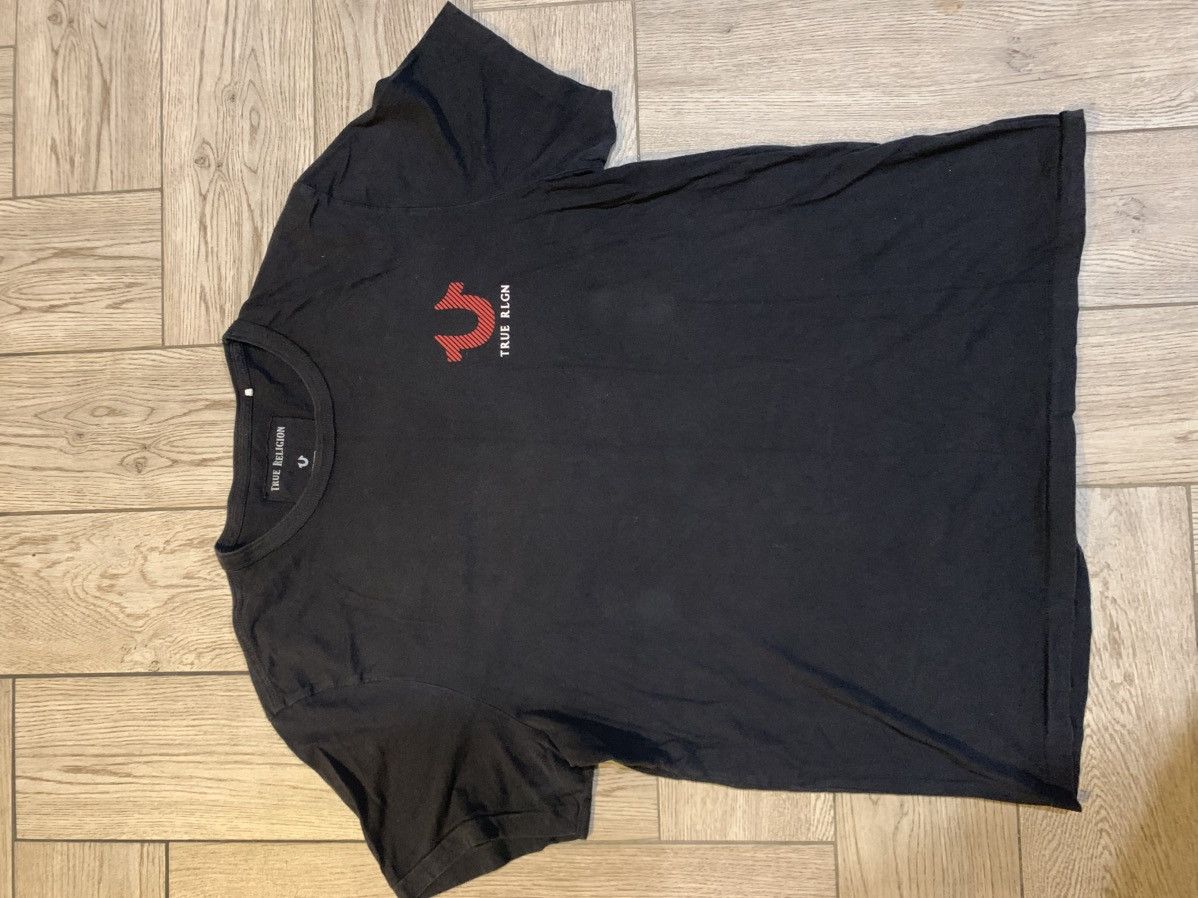 Japanese Brand × True Religion × Vintage True Religion T-shirt big logo rare Size US XXL / EU 58 / 5 - 2 Thumbnail