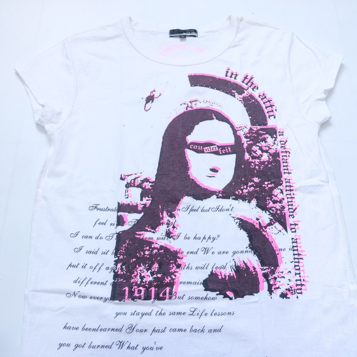 In The Attic in the attic mona lisa graphic punk tee Size US M / EU 48-50 / 2 - 5 Thumbnail