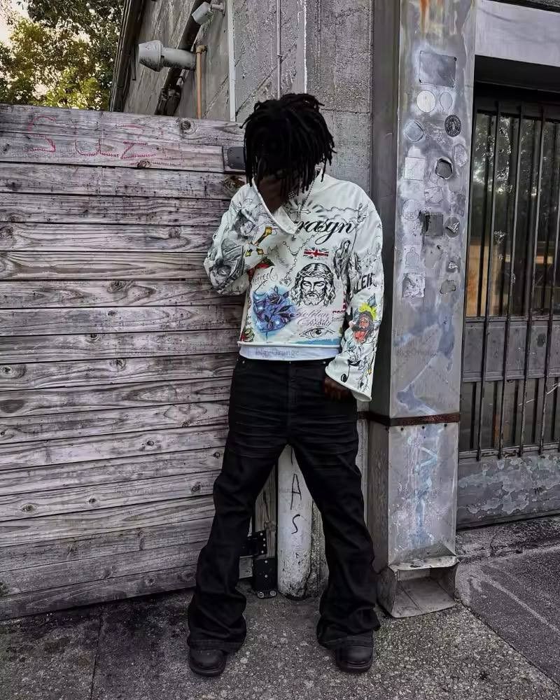 Japanese Brand × Vintage cropped long-sleeve T-shirt Size US XL / EU 56 / 4 - 3 Thumbnail