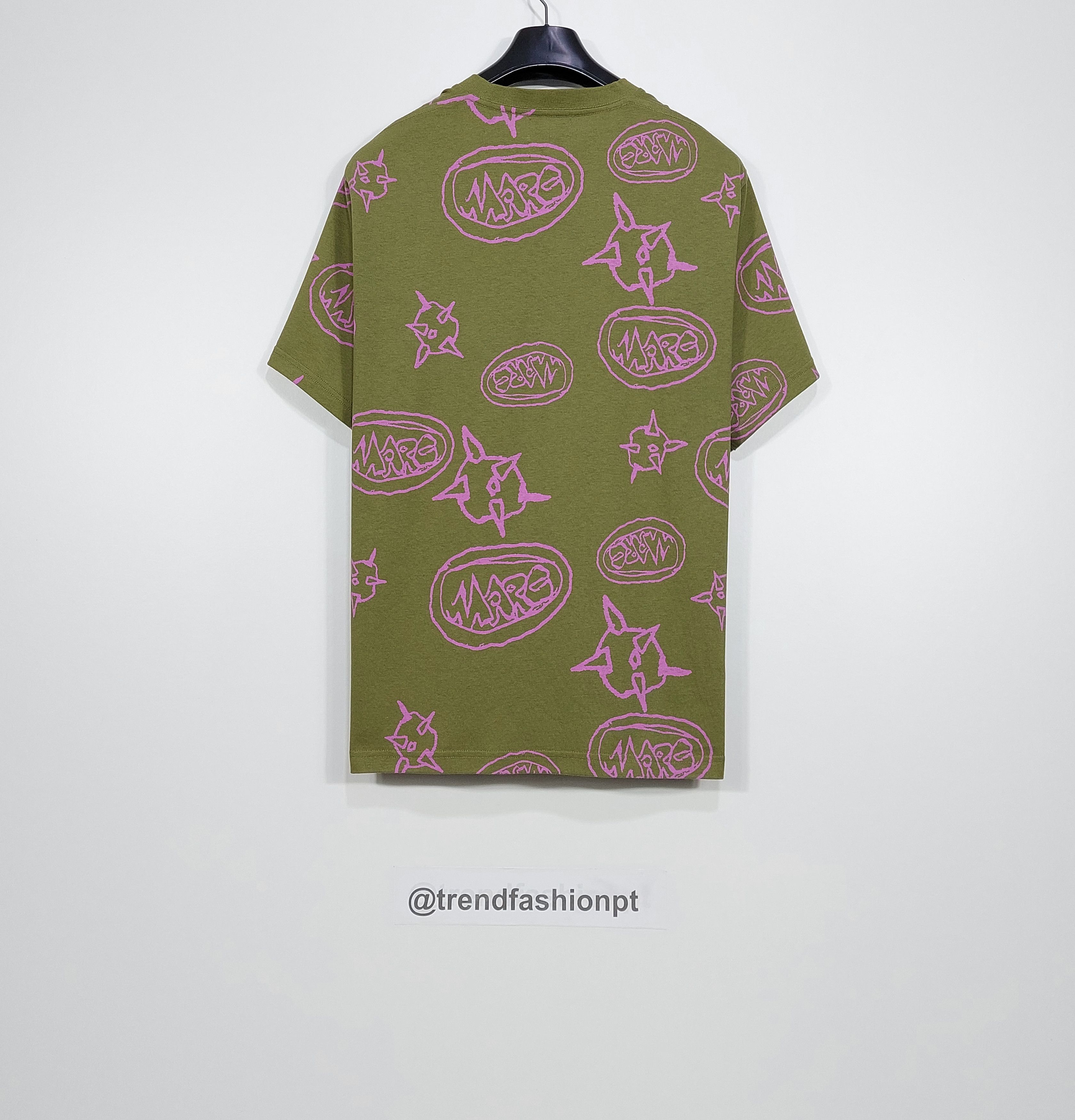Heaven by Marc Jacobs spikes print tshirt - green / pink XL Size US XL / EU 56 / 4 - 8 Thumbnail