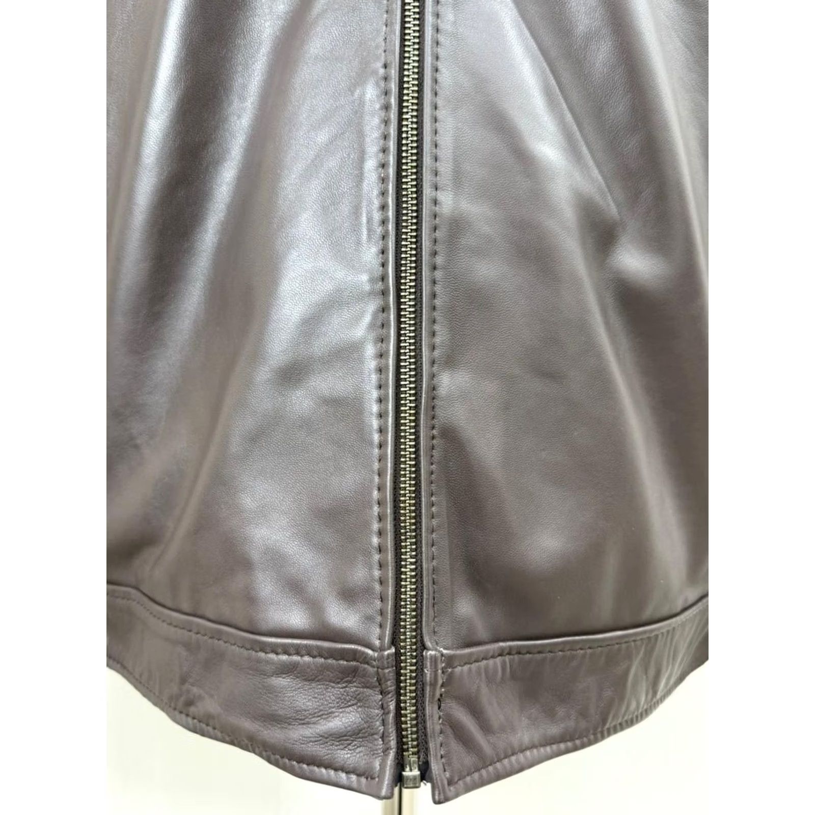 Vintage Men's Italian Sheepskin Genuine Leather Jacket Brown XL Size US XL / EU 56 / 4 - 7 Thumbnail