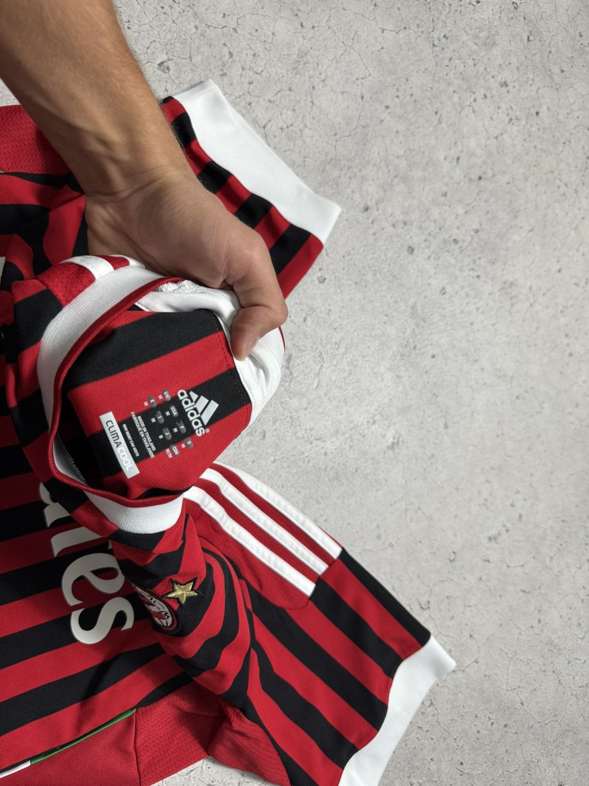 Adidas Adidas FC AC Milan 2012/2013 Soccer Jersey Vintage Retro Size US M / EU 48-50 / 2 - 8 Thumbnail