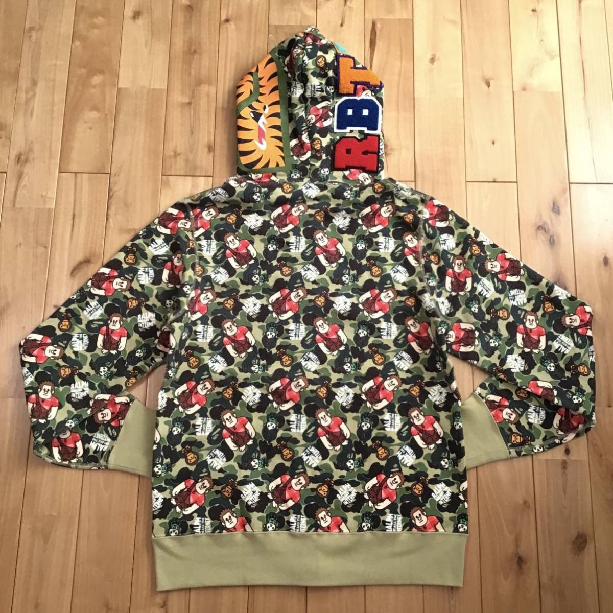 Bape × Disney BAPE × DISNEY Ralph milo ABC camo Shark full zip hoodie APE Size US L / EU 52-54 / 3 - 6 Thumbnail