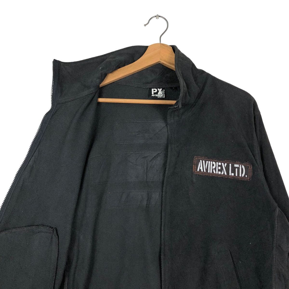 Avirex 📌VINTAGE BIKER JACKET AVIREX USA BIG LOGO MILITARY Size US L / EU 52-54 / 3 - 11 Thumbnail