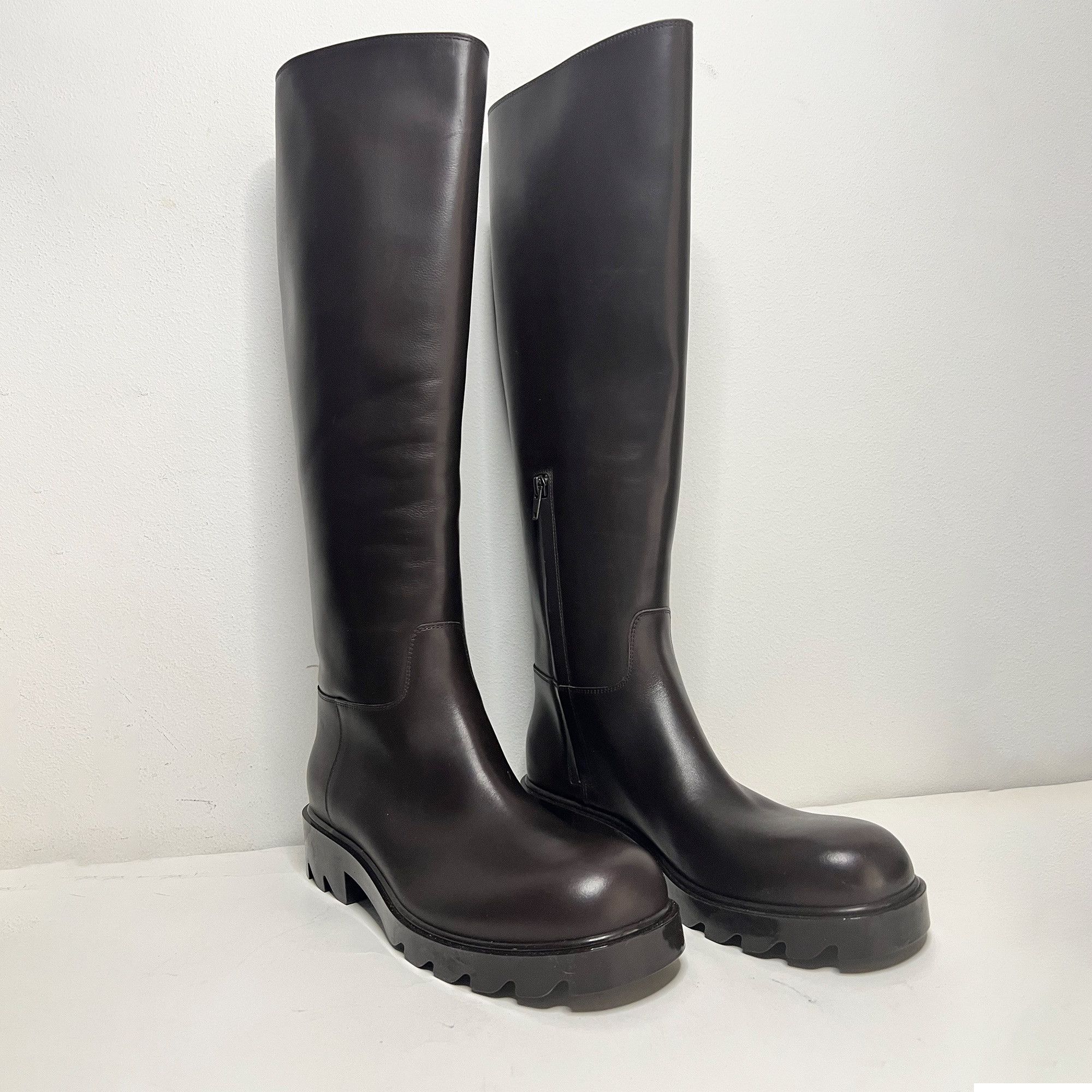 Bottega Veneta High Boots Leather Size US 11 / IT 41 - 1 Thumbnail