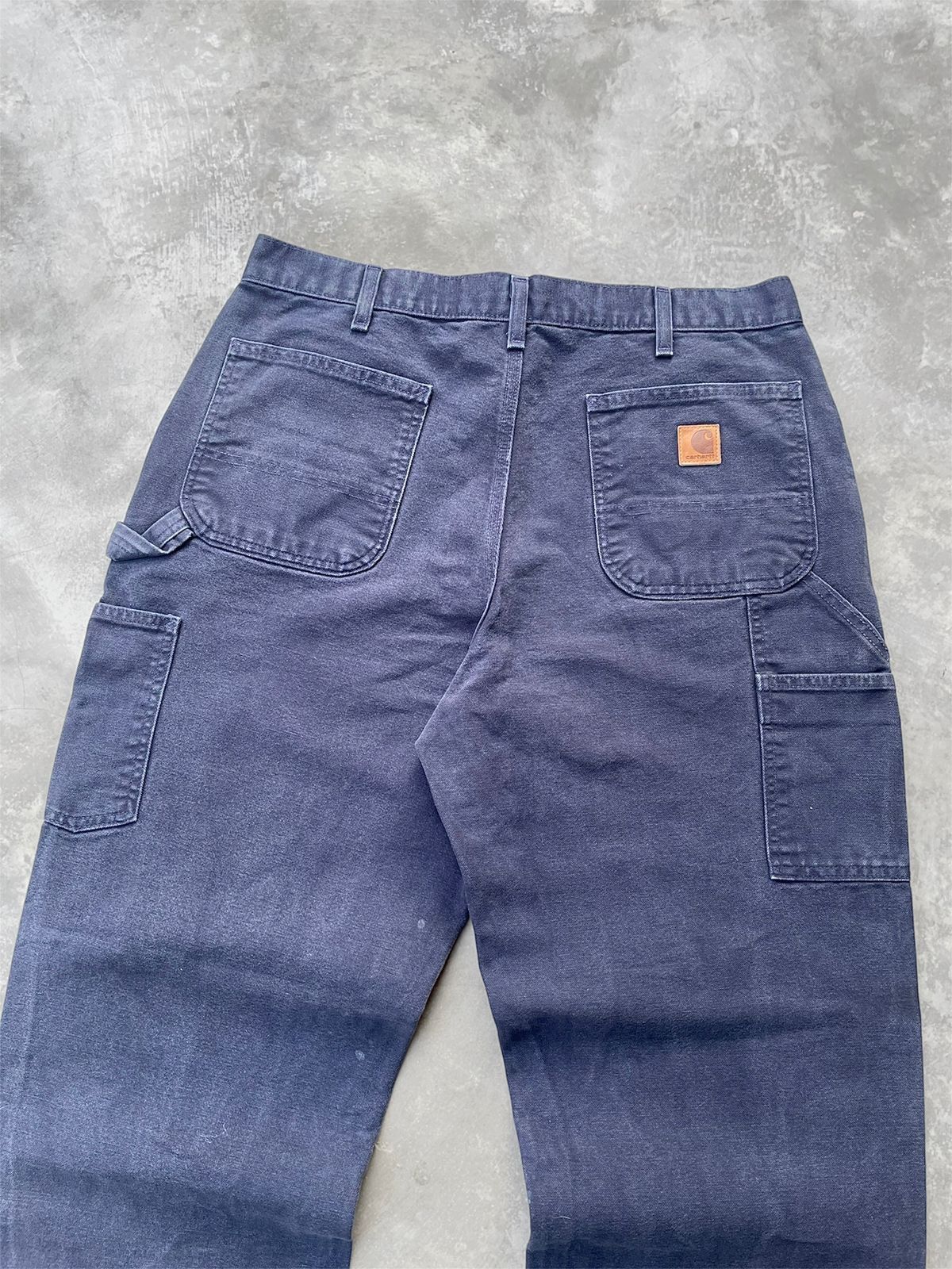 Carhartt Faded Midnight Blue Carhartt Carpenter Pant 🪡Grunge Size US 36 / EU 52 - 6 Thumbnail