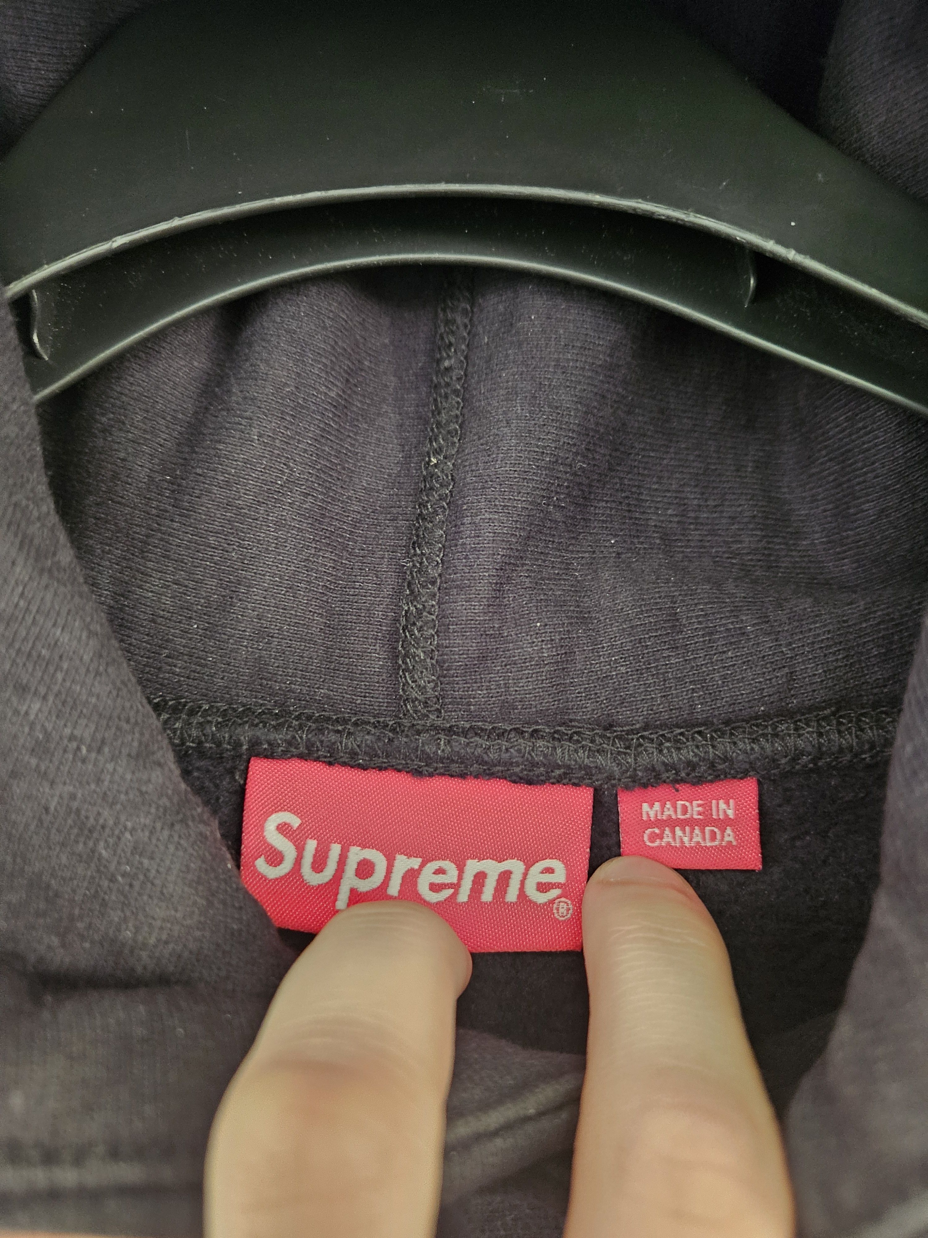Supreme Supreme Trademark Logo Black Red Hoodie Size US M / EU 48-50 / 2 - 7 Thumbnail