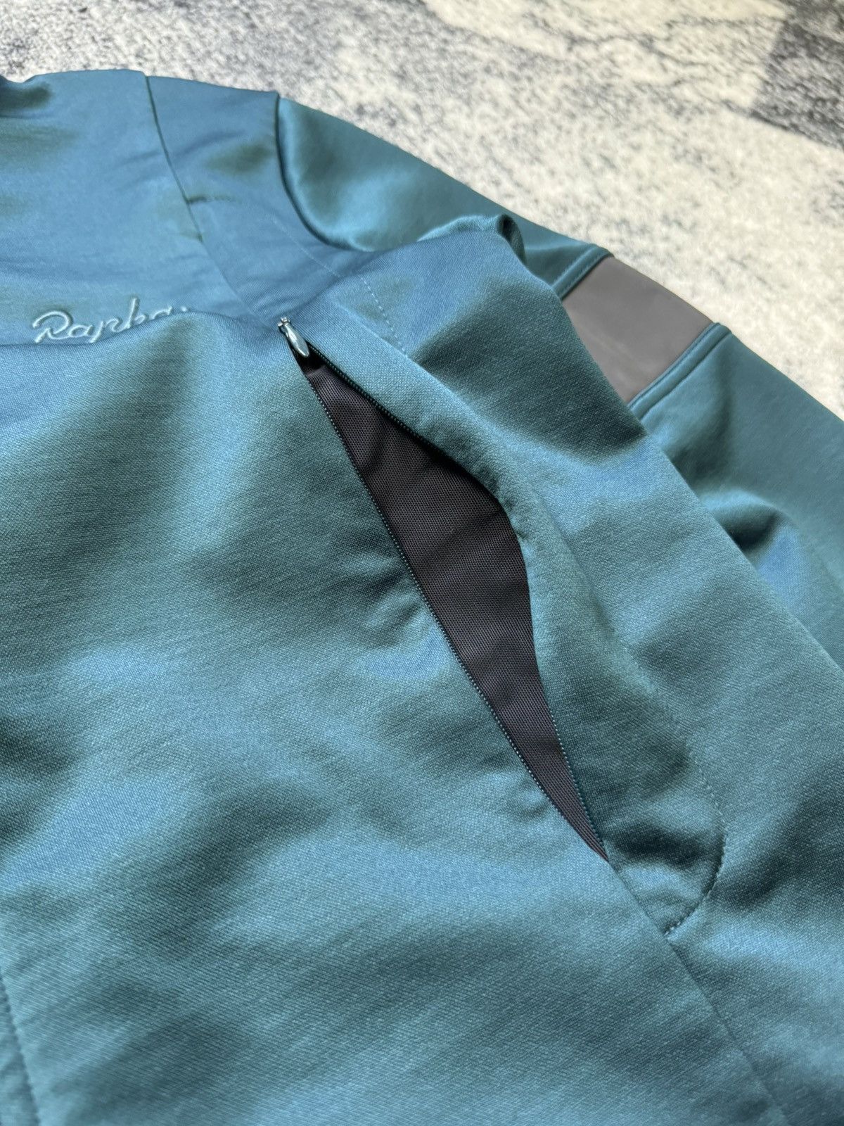 Rapha Rapha Mens Winter Jersey Teal Merino Wool Blend 3 Vents Size US L / EU 52-54 / 3 - 5 Thumbnail