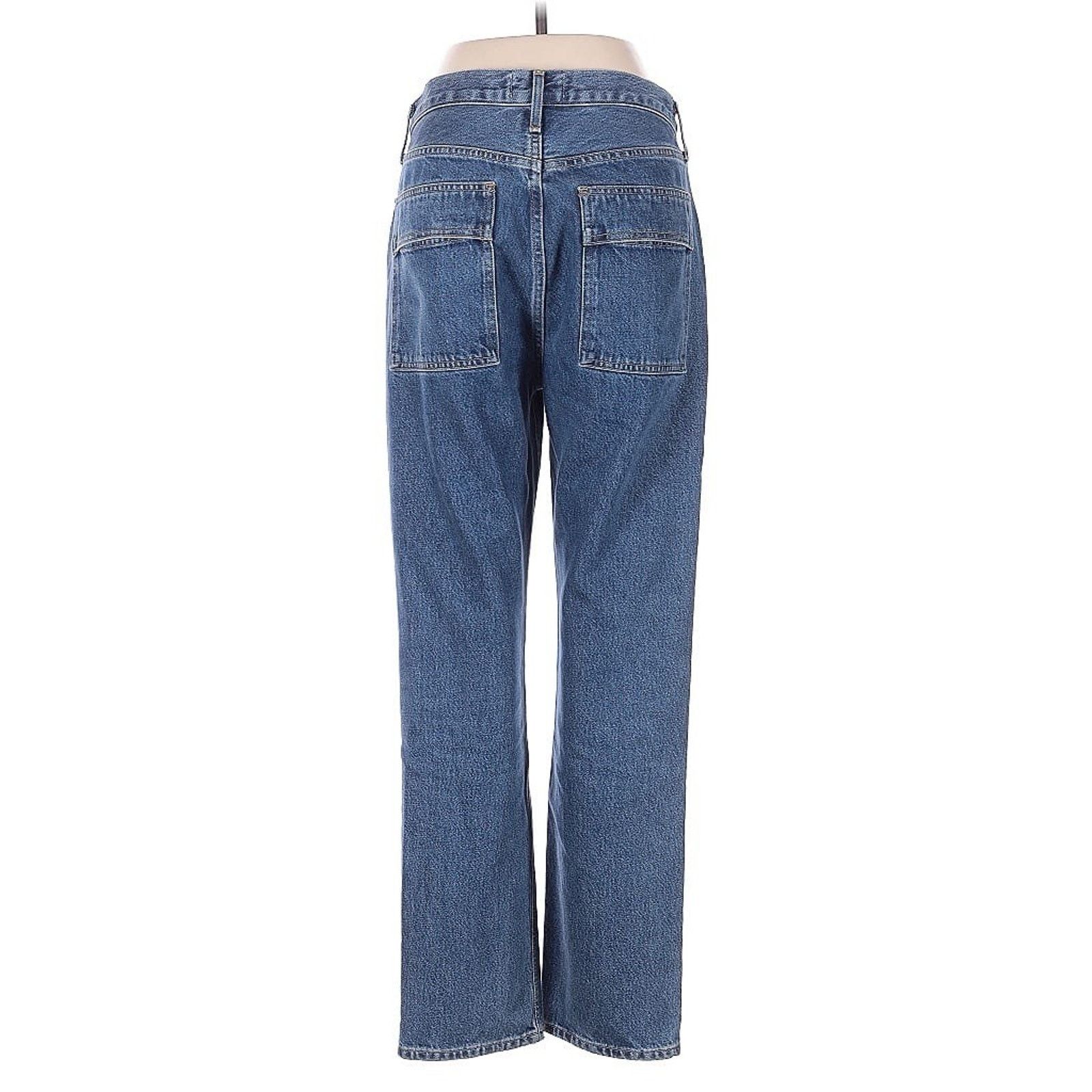 Agolde Agolde SZ 26 Cooper Cargo Jeans Regulation Blue 28" Inseam Size 28" / US 6 / IT 42 - 2 Thumbnail