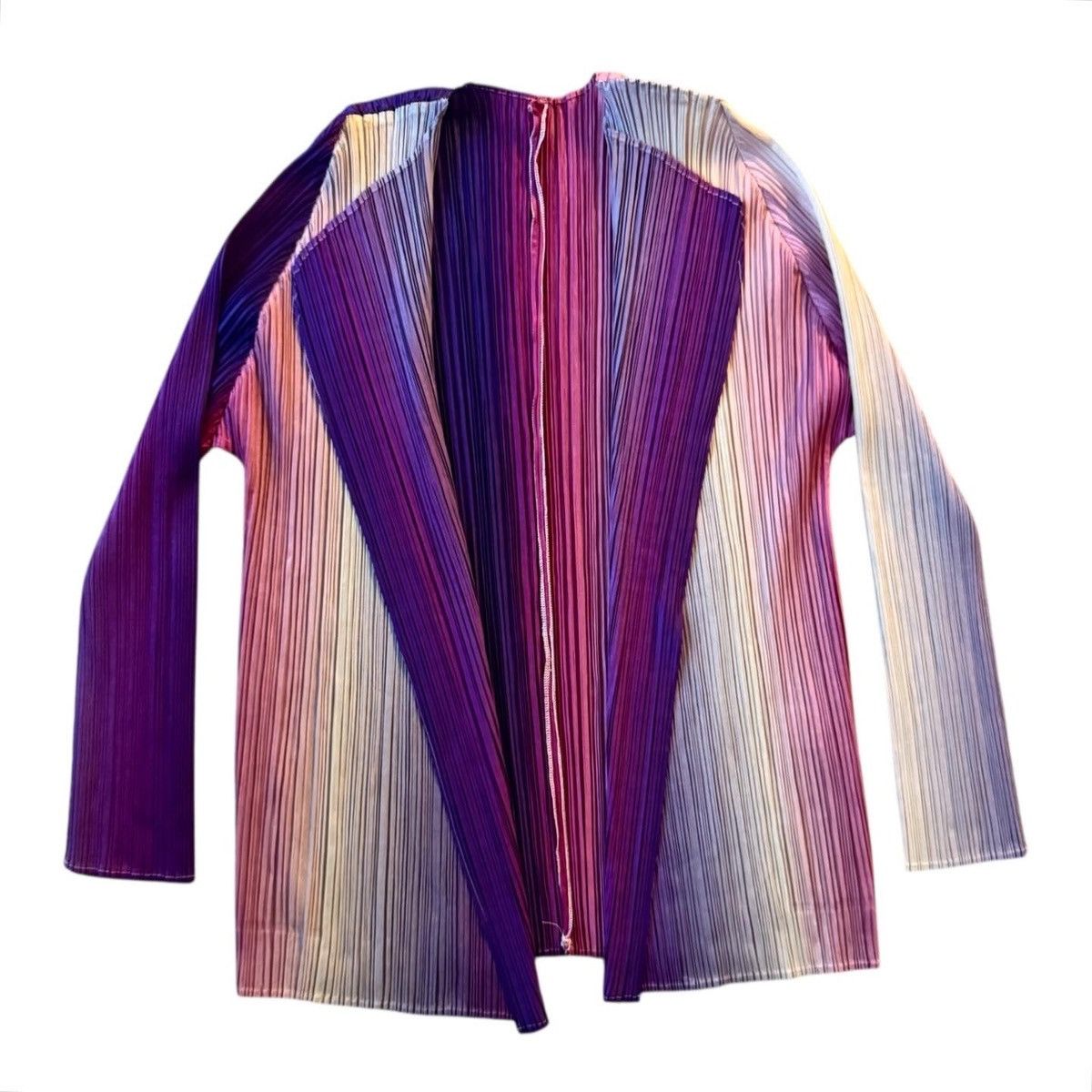 Pleats Please Issey Miyake RARE Pleats Please Issey Miyake ombré cardigan Size ONE SIZE - 1 Thumbnail