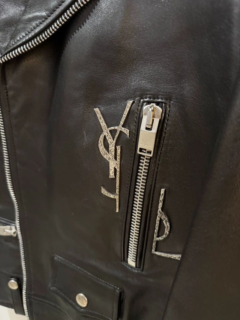 Yves Saint Laurent saint laurent Motorcycle leather jacket 2501-Nextarrow Size US M / EU 48-50 / 2 - 2 Thumbnail