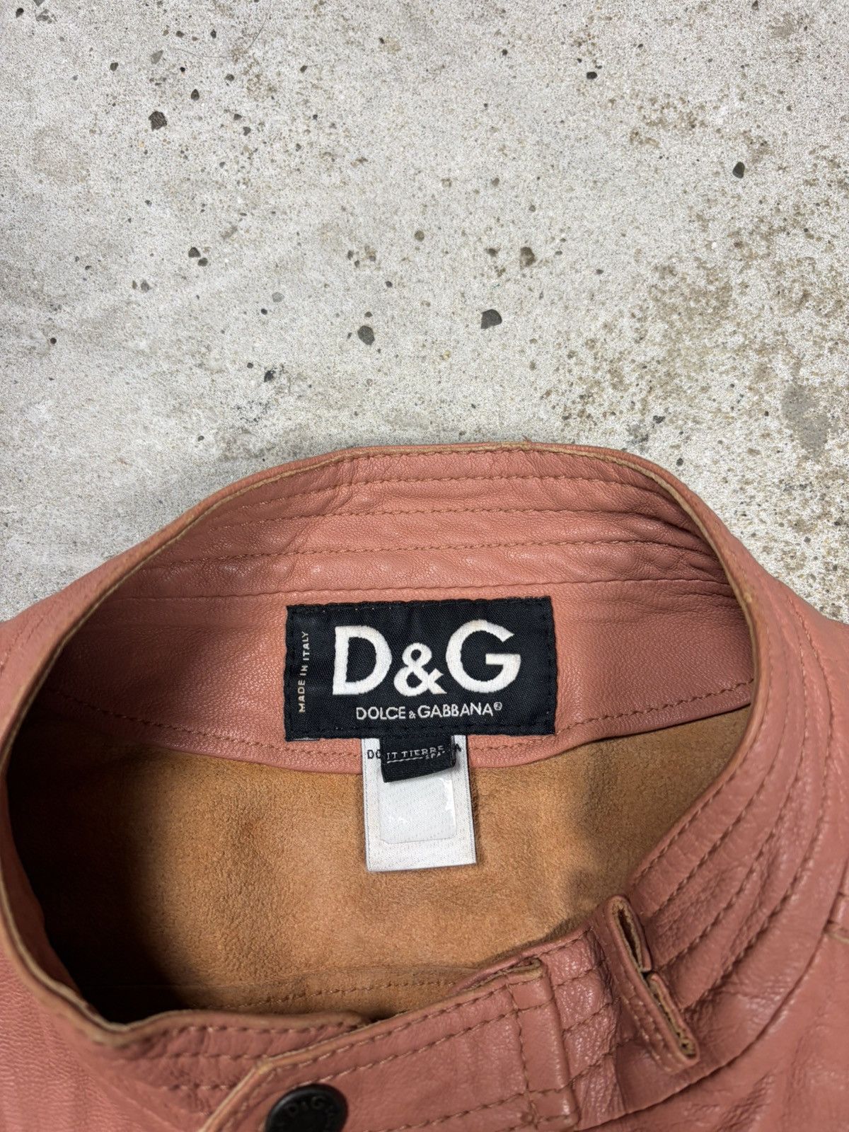 Dolce & Gabbana 2003 Dolce & Gabbana Leather Utility Army Military Jacket Size M / US 6-8 / IT 42-44 - 9 Thumbnail