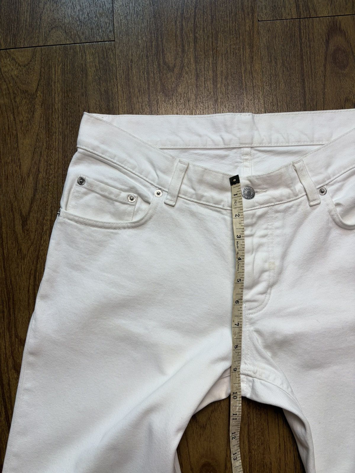 Helmut Lang FREE TAX! Vintage Raw Hem Boot Cut Contour Fit Jeans Size US 30 / EU 46 - 11 Thumbnail
