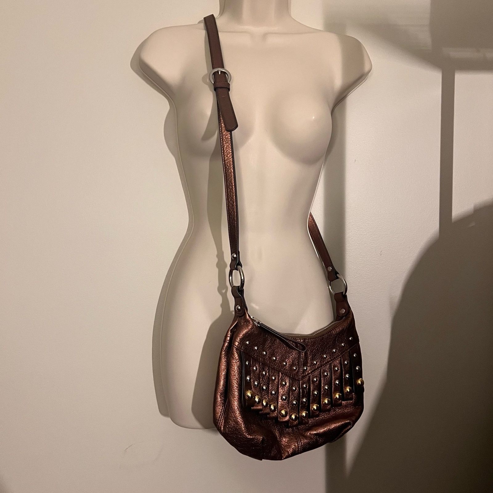 Other Bronze fringe bag by B. Maxowsky Size ONE SIZE - 5 Thumbnail