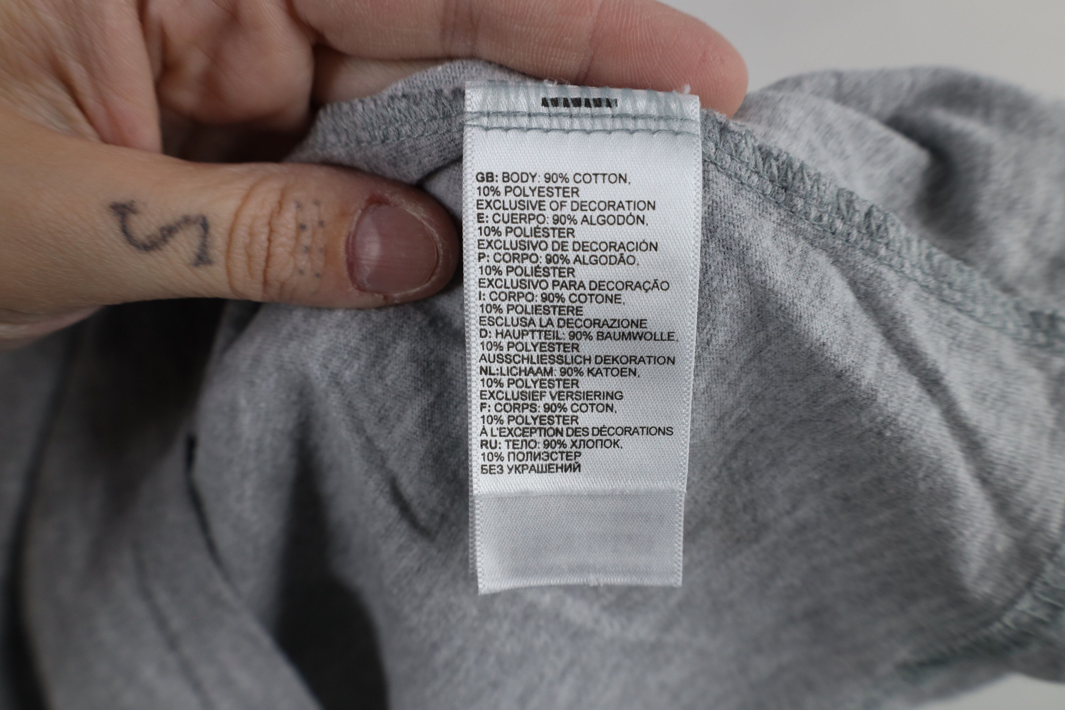 The North Face × Vintage Vintage The North Face Big Logo Short Sleeve T-Shirt Gray Size US M / EU 48-50 / 2 - 6 Thumbnail