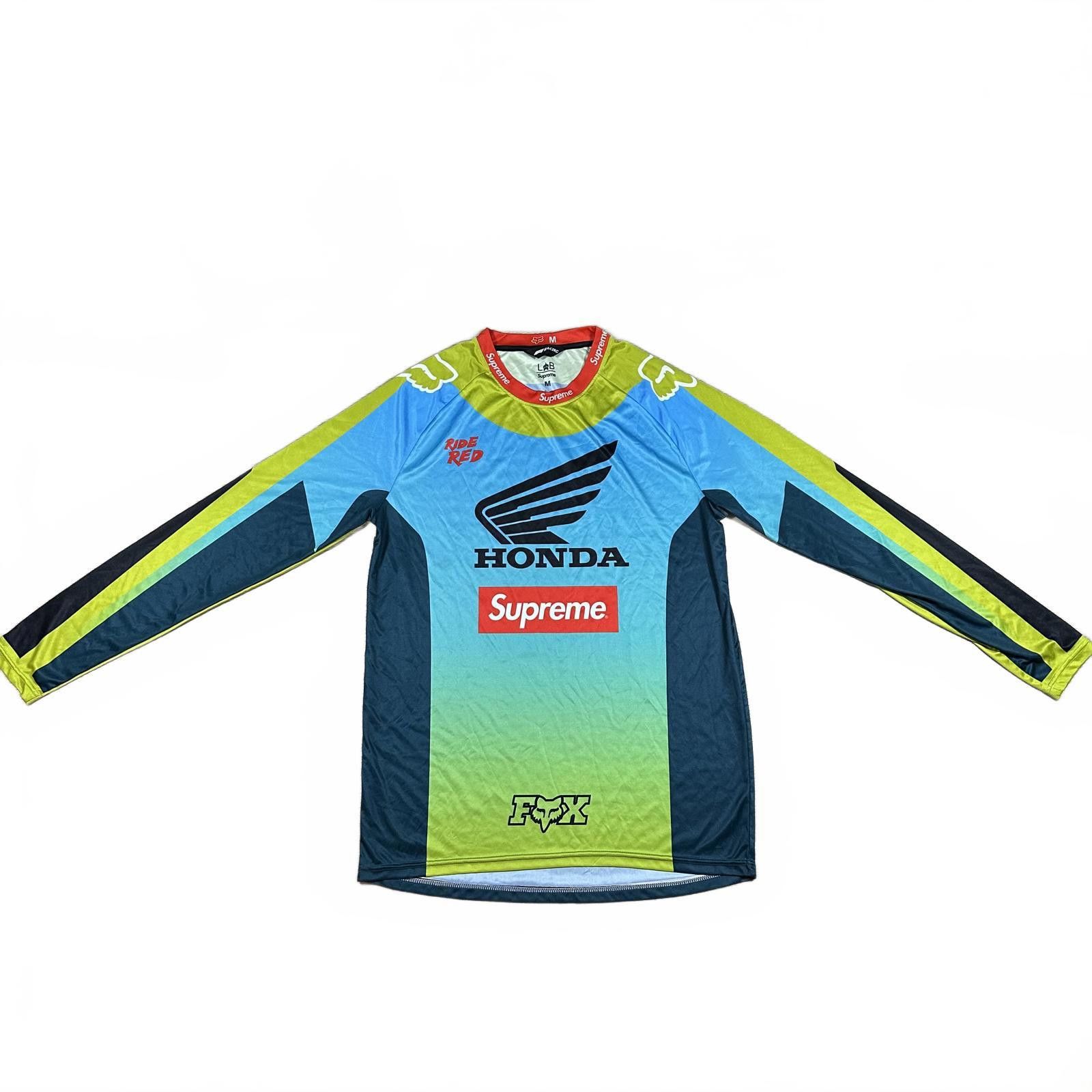 Fox Racing Fox Racing BMX Jersey M Blue Green Yellow Honda Supreme Size US M / EU 48-50 / 2 - 2 Thumbnail