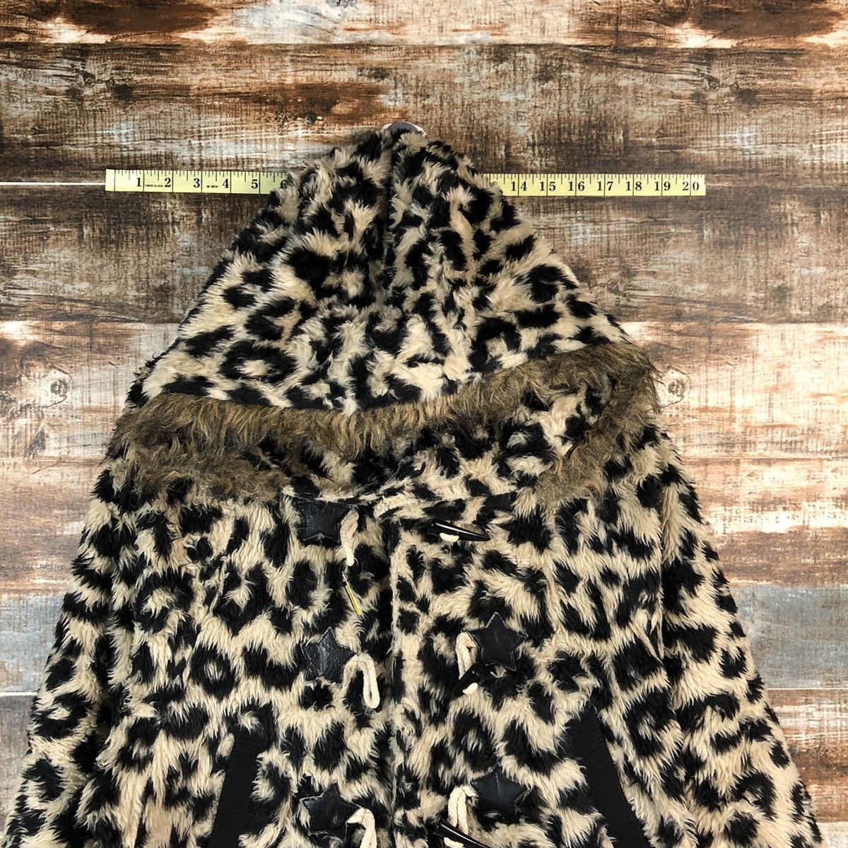 Japanese Brand World Wide Love Leopard cheetah tiger design Hoodie #A2254 Size S / US 4 / IT 40 - 2 Thumbnail