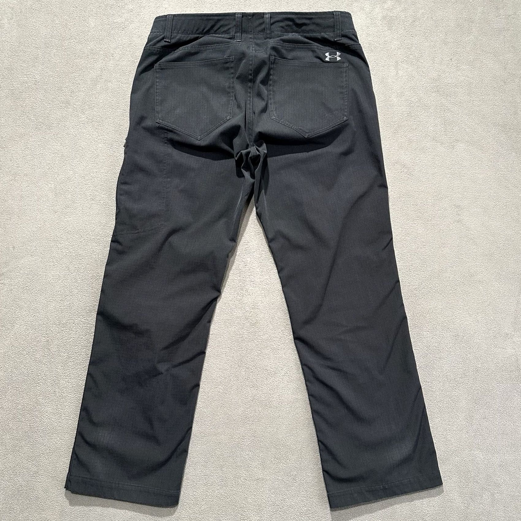 Under Armour Under Armour Mens Pants 34x30 Black Storm Tactical Utility Ripstop GUC (35x28) Size US 34 / EU 50 - 2 Thumbnail