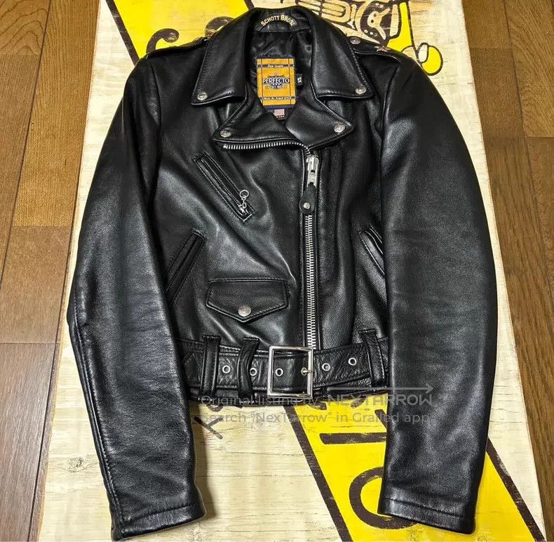 Schott Schott Cable-stayed leather jacket | Grailed