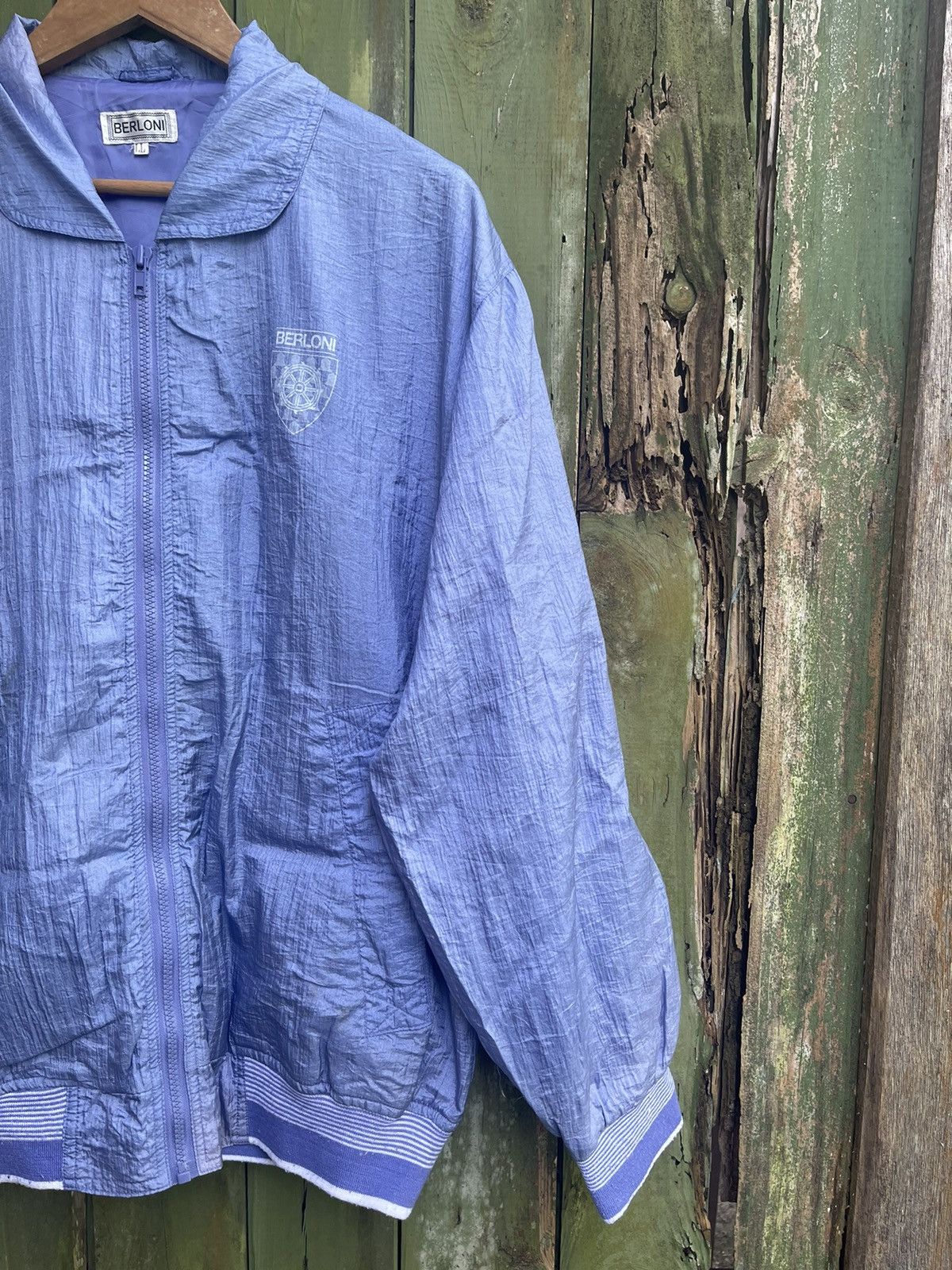 Japanese Brand × Vintage Berloni Japan Vintage Lightweight Zip Jacket – Retro 90s Size US XL / EU 56 / 4 - 3 Thumbnail
