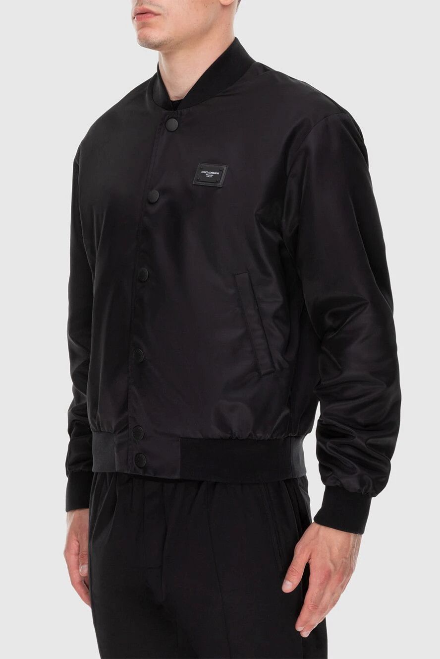Dolce & Gabbana o1y0825 Bomber Jacket in Black Size XS / US 0-2 / IT 36-38 - 2 Thumbnail