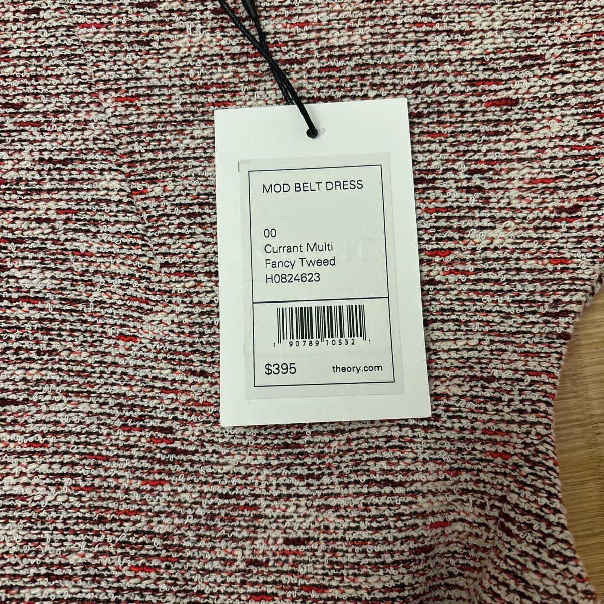 Theory Theory Fancy Tweed Mod Belted Mini Shift Dress Size XXS / US 00 / IT 34 - 5 Thumbnail