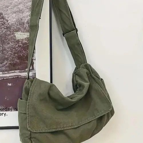 Other Vintage Handbag Canvas Teenager Shoulder Tote Bags Size ONE SIZE - 1 Thumbnail