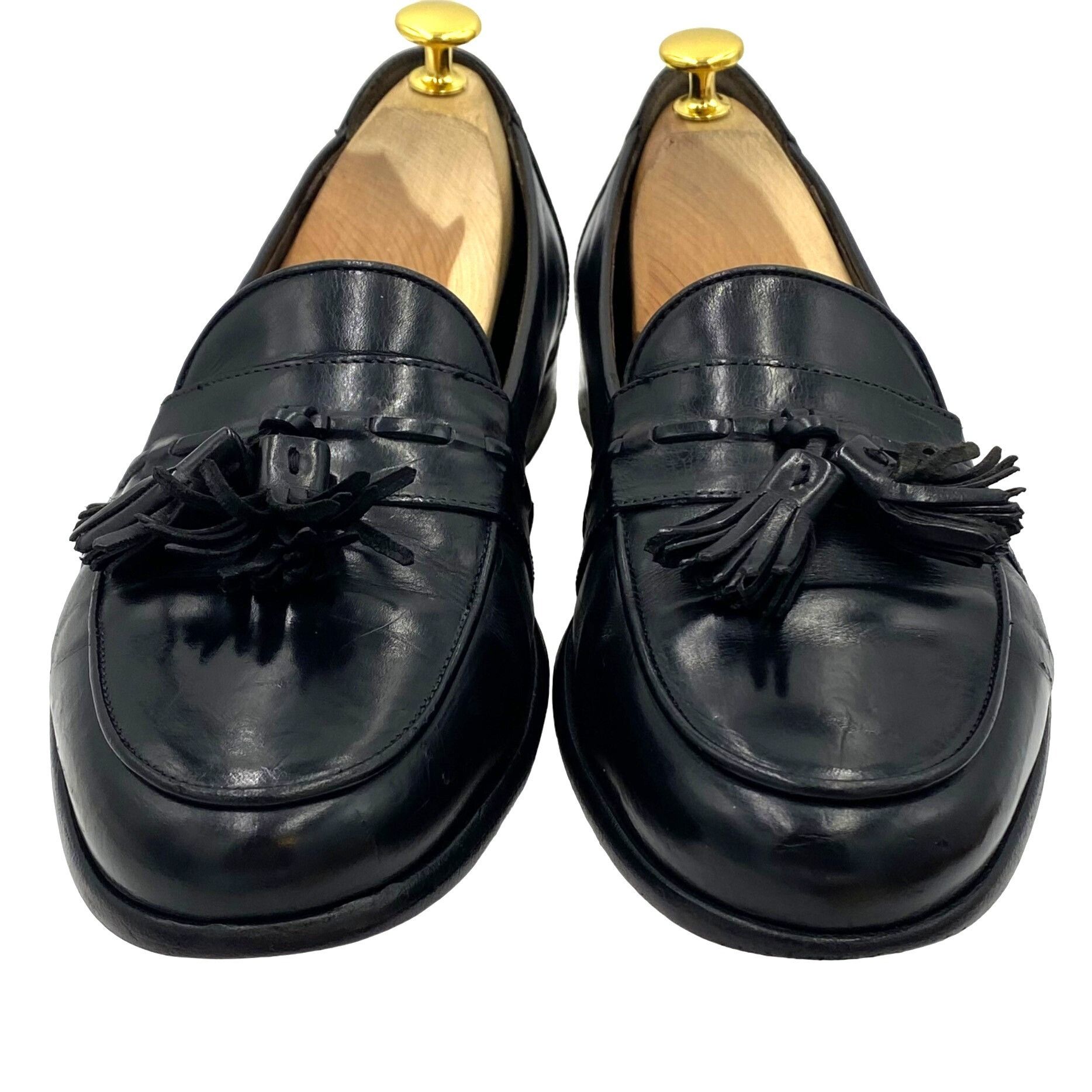 Cole Haan Italy Bragano Cole Haan men's size 10 black leather tassel l Size US 10 / EU 43 - 3 Thumbnail