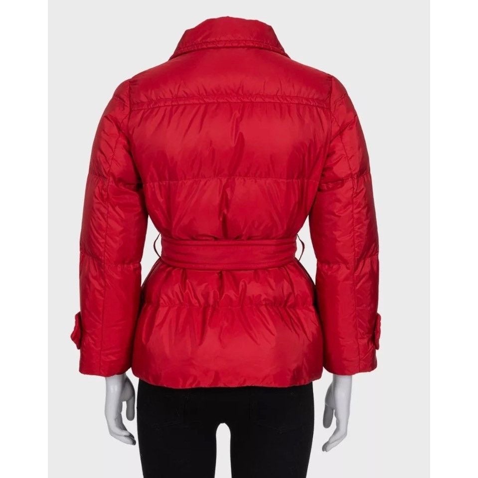Prada Prada Red Fitted Down Jacket Winter Coat Sz 38/XS Size XS / US 0-2 / IT 36-38 - 3 Thumbnail