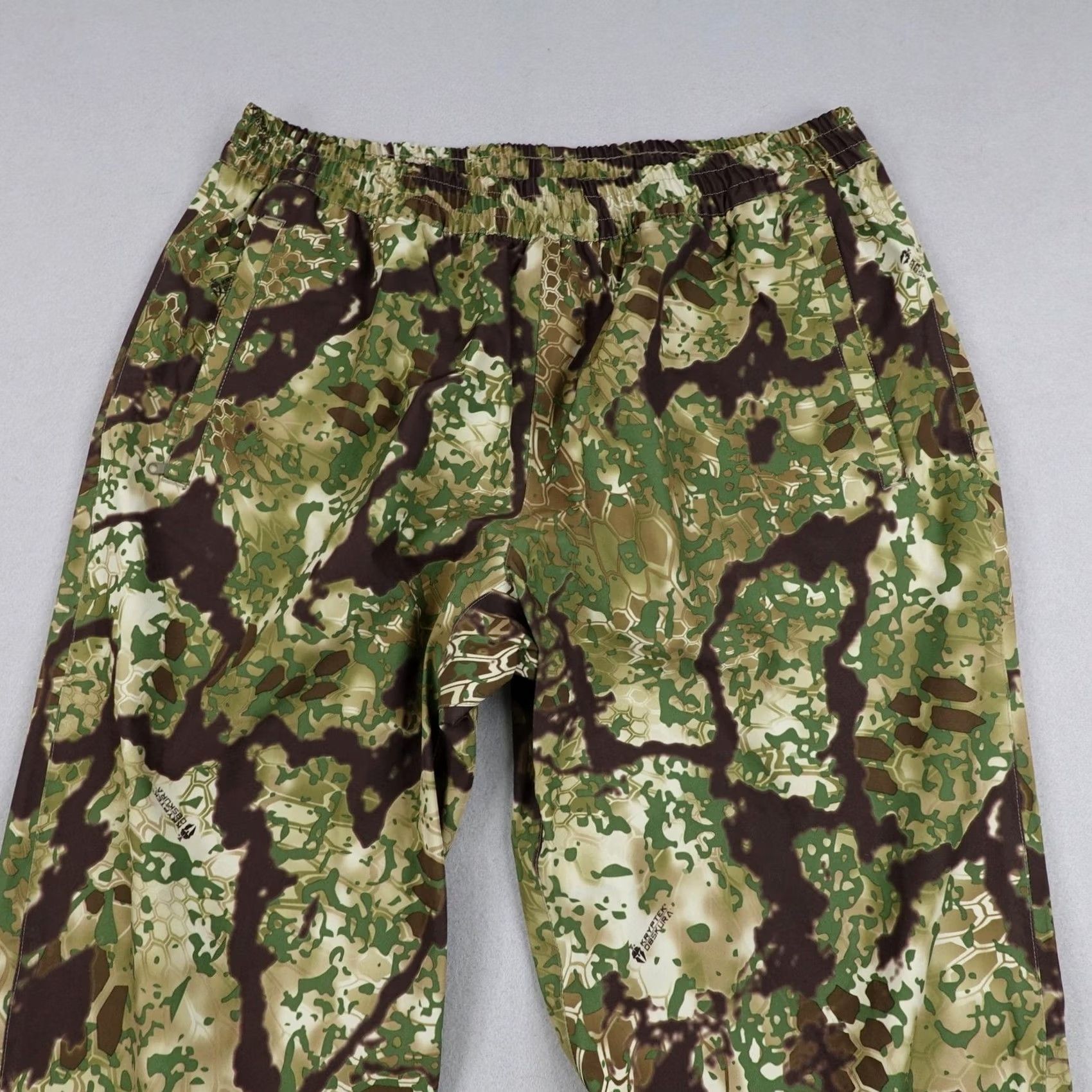 Vintage Kryptek Jupiter Pants Mens XL Green Camo Rain Hunting Obskura Transitional K2 Size US 36 / EU 52 - 2 Thumbnail