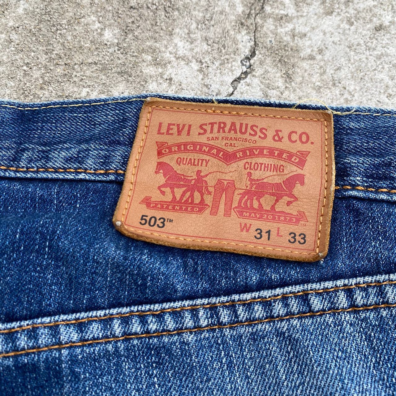 Levi's Vintage Levis 503 135 Year Anniversary Distressed Denim Size US 32 / EU 48 - 14 Thumbnail