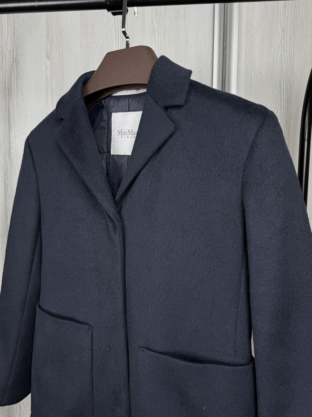 Max Mara MAX MARA LEISURE Midnight blue Piacere jacket Size M / US 6-8 / IT 42-44 - 5 Thumbnail