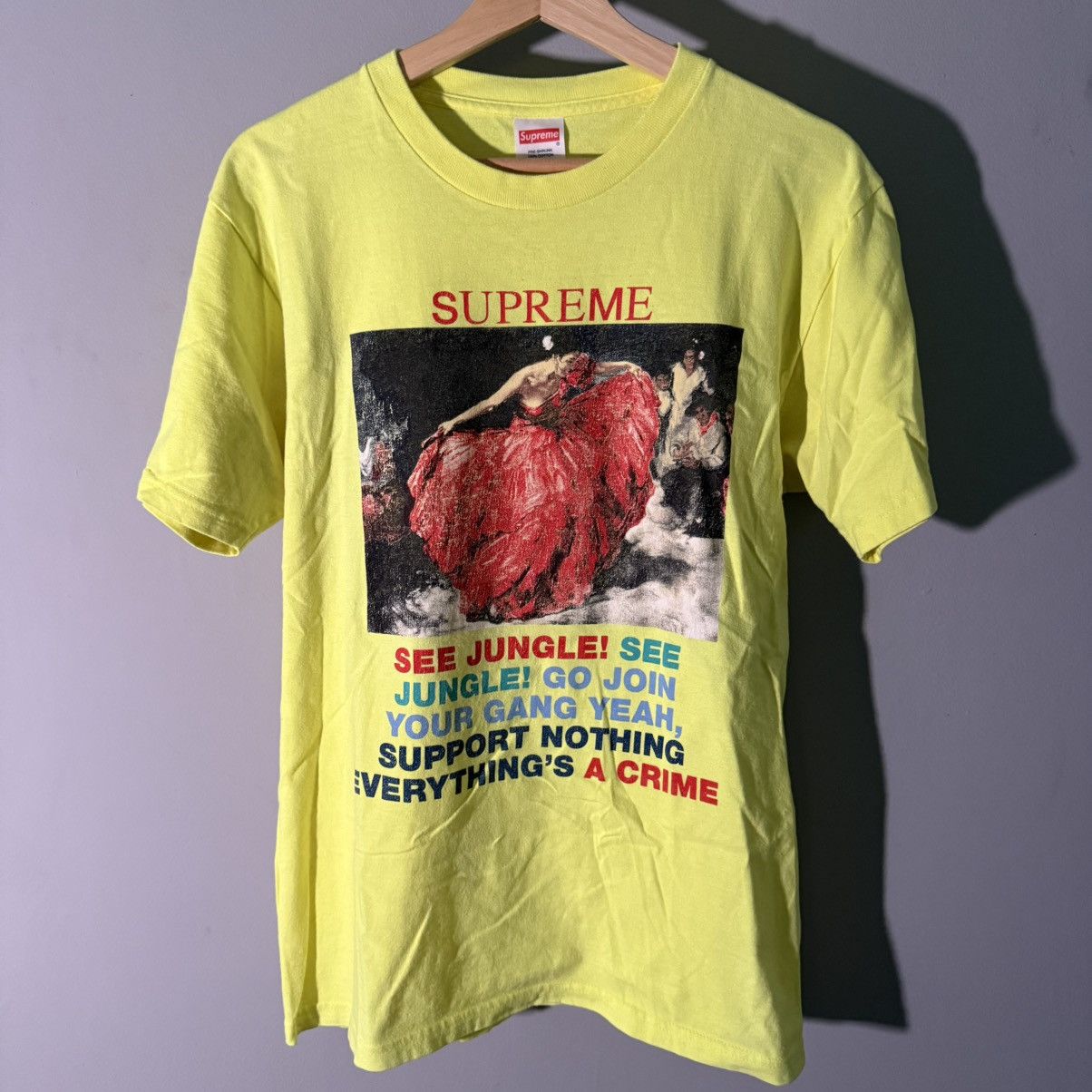 Supreme Supreme Dancer Tee Medium SS16 Size US M / EU 48-50 / 2 - 1 Thumbnail