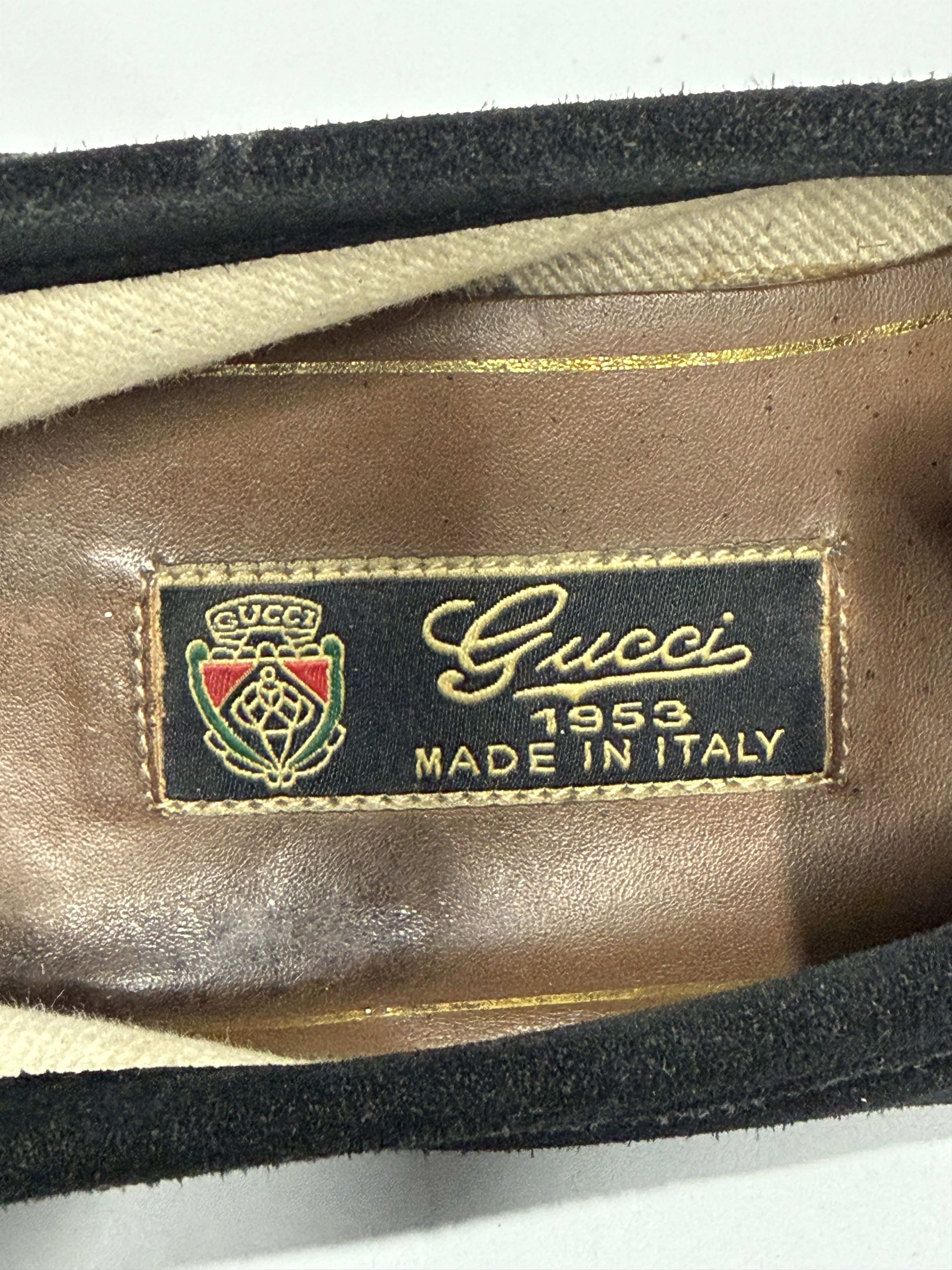 Gucci Gucci Black Suede 1953 Horsebit Loafers Size 7 UK/ 8 US Size US 8 / EU 41 - 5 Thumbnail