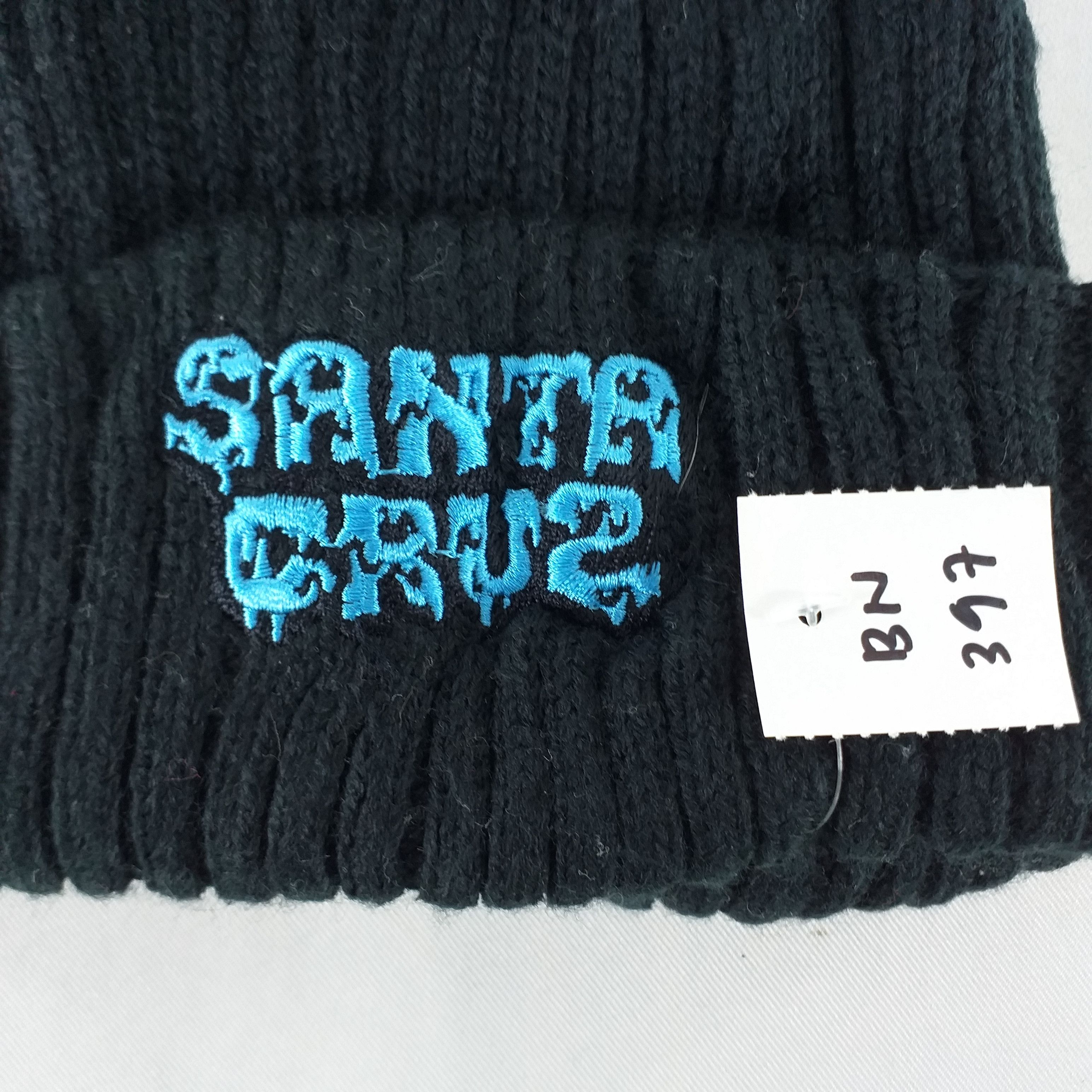 Santa Cruz Skateboards Vintage Santa Cruz Spell Embroidery Snow Cap Beanie -BN397 Size ONE SIZE - 4 Thumbnail