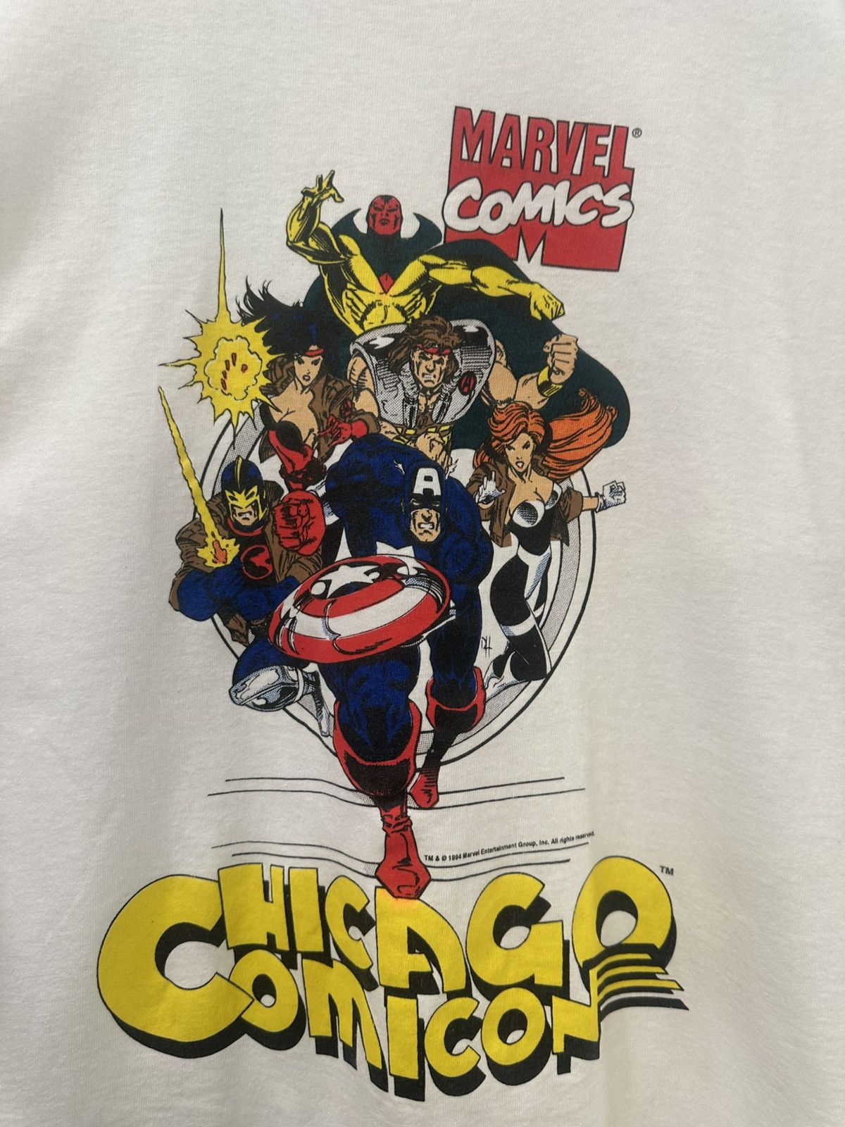 Marvel Comics Vintage 1994 Marvel Comics Chicago Comicon Tee Size US L / EU 52-54 / 3 - 2 Thumbnail