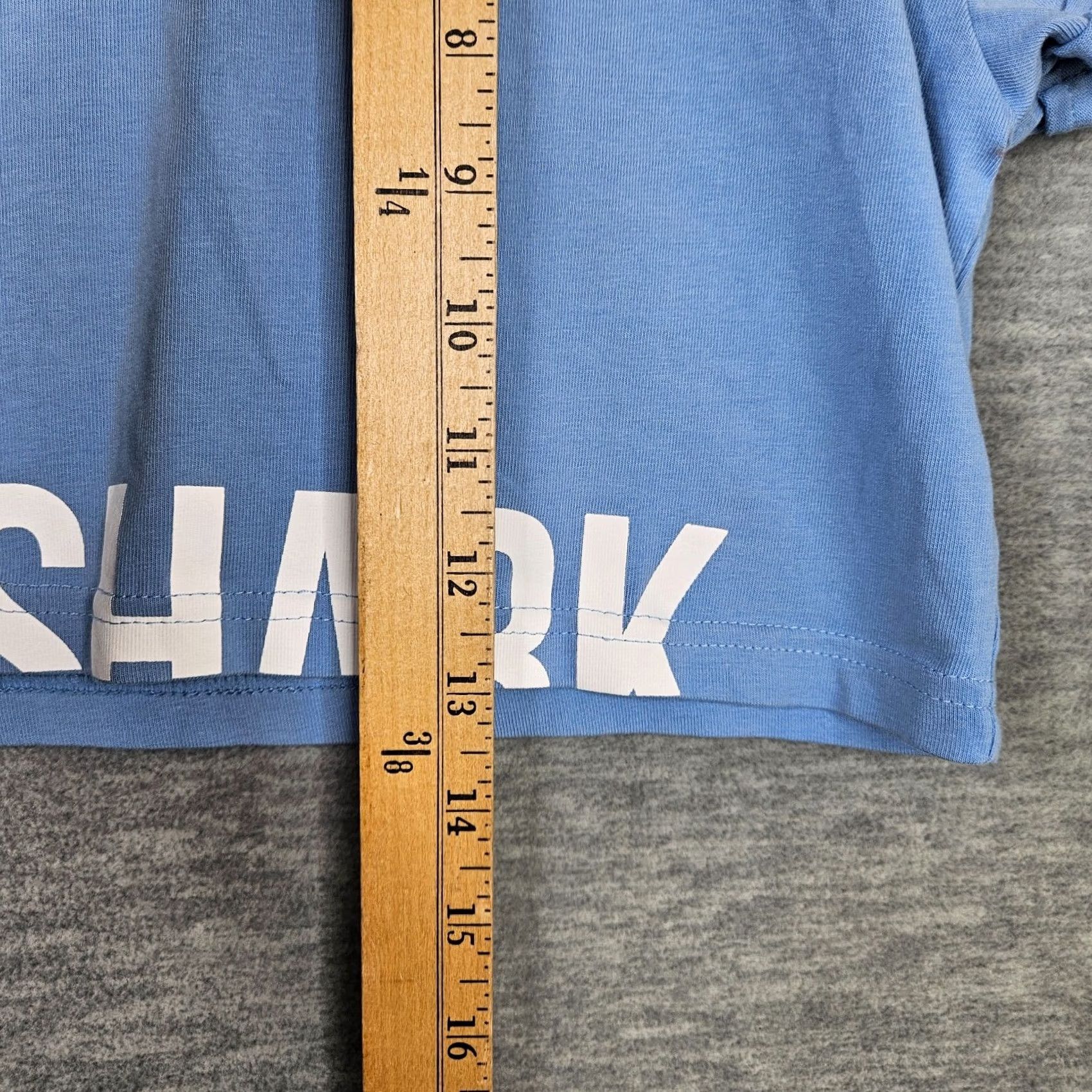 Gymshark Gymshark Fraction Cropped T-shirt Size XS Blue Short Sleeve Women's Size XS / US 0-2 / IT 36-38 - 4 Thumbnail