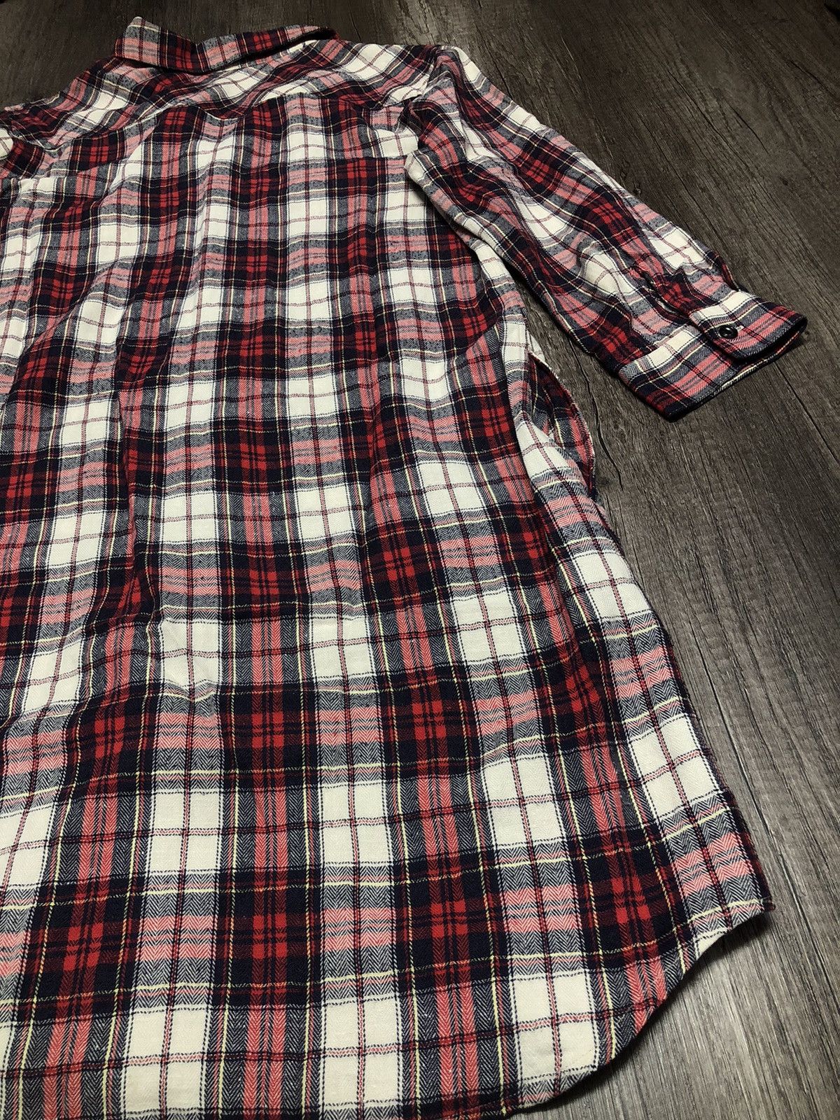 Designer × Japanese Brand × Vintage Vintage D'artagnan Flannel 4 Pocket Button Up Shirt Size M / US 6-8 / IT 42-44 - 16 Thumbnail