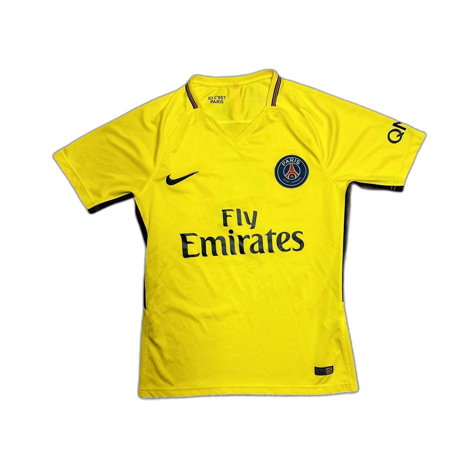 Nike 2017-18 Paris St. Germain Away Kit Soccer Football Mens Jers Size US S / EU 44-46 / 1 - 1 Thumbnail