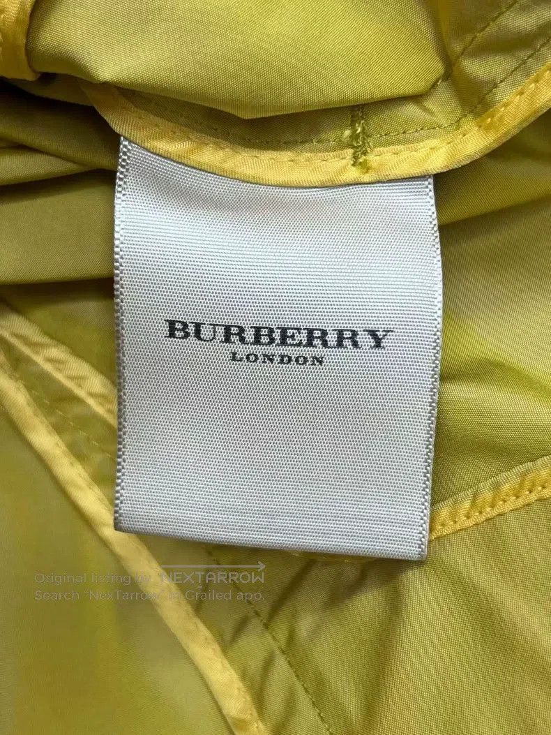Burberry Burberry Yellow Double-Breasted Trench Coat Size UK4i Size XXS / US 00 / IT 34 - 4 Thumbnail
