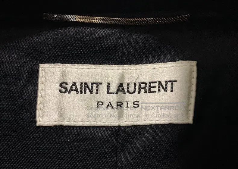 Saint Laurent Paris Saint Laurent Paris Black Lamb Leather Leopard Print Jacke Size US S / EU 44-46 / 1 - 3 Thumbnail