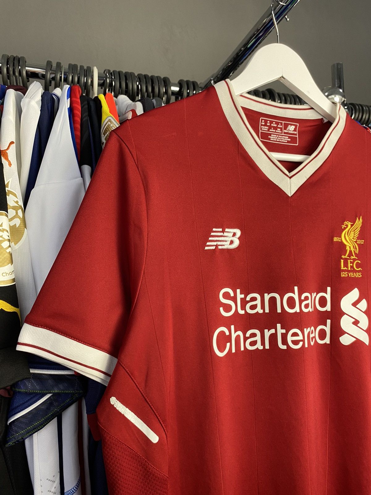 New Balance 2017/18 NEW BALANCE LIVERPOOL SOCCER FOOTBALL JERSEY SHIRT Size US M / EU 48-50 / 2 - 5 Thumbnail