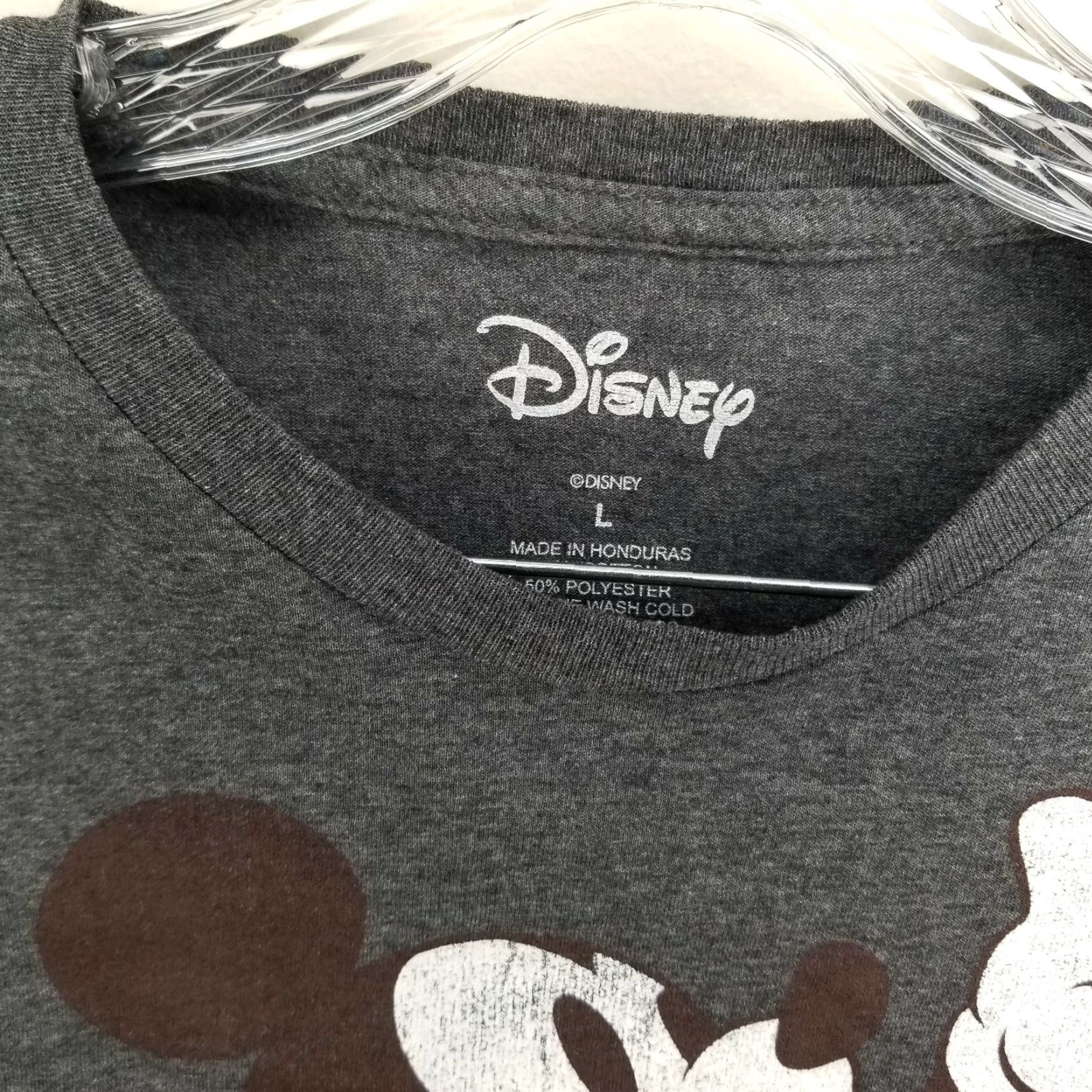 Disney VINTAGE Disney Mickey Mouse Graphic T-Shirt Adult Large Gray Mens Size US L / EU 52-54 / 3 - 3 Thumbnail