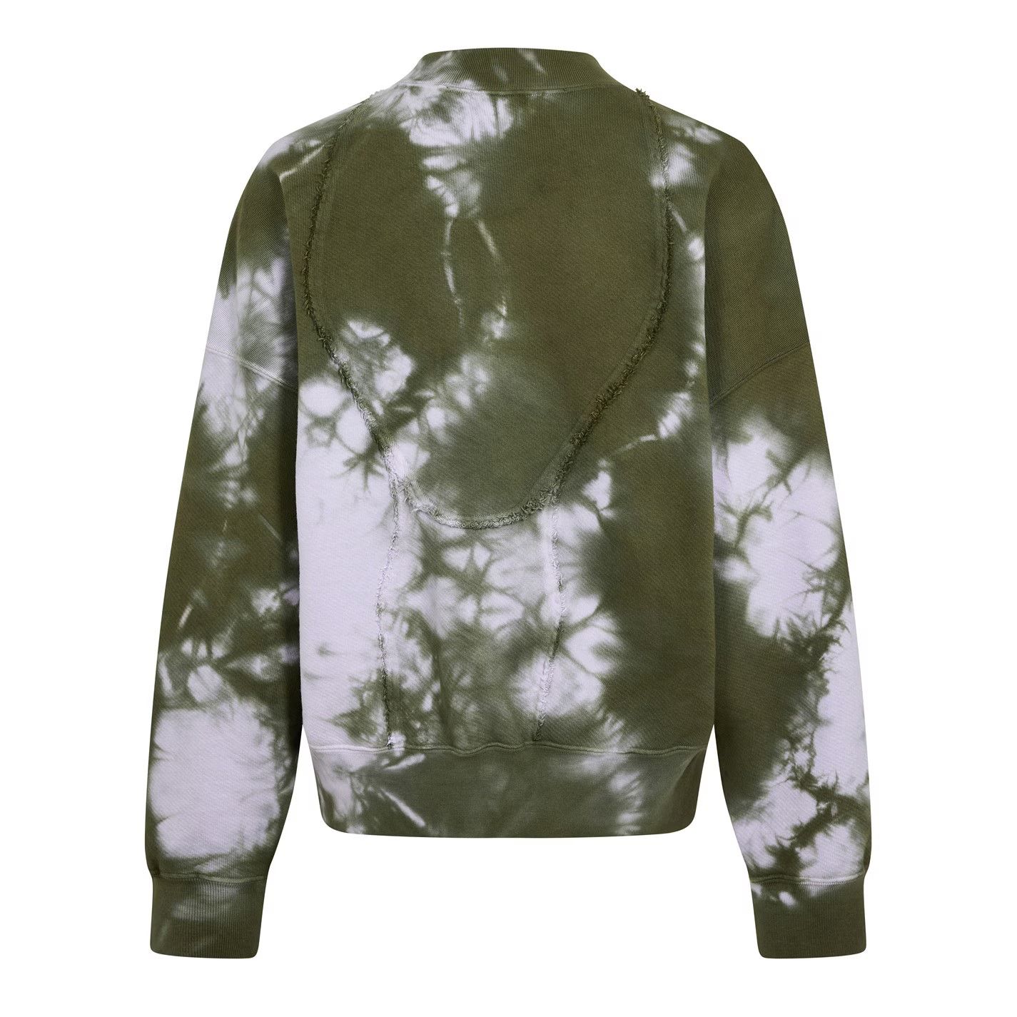 Off-White o1g2r1mq1224 Sweatshirt in Green & White Size XS / US 0-2 / IT 36-38 - 2 Thumbnail