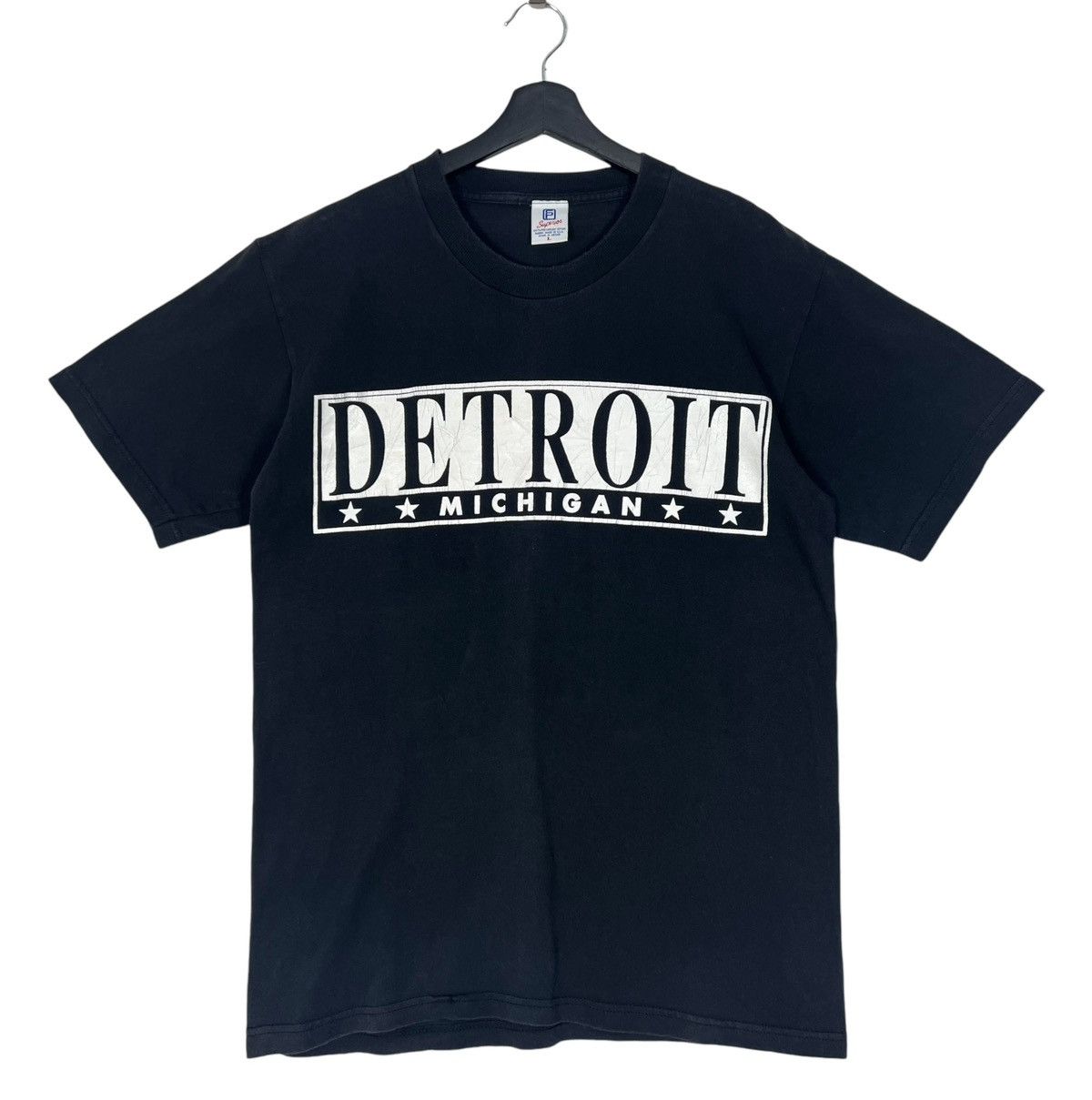 Rap Tees × Vintage Vintage Detroit Michigan tee Size US L / EU 52-54 / 3 - 1 Thumbnail