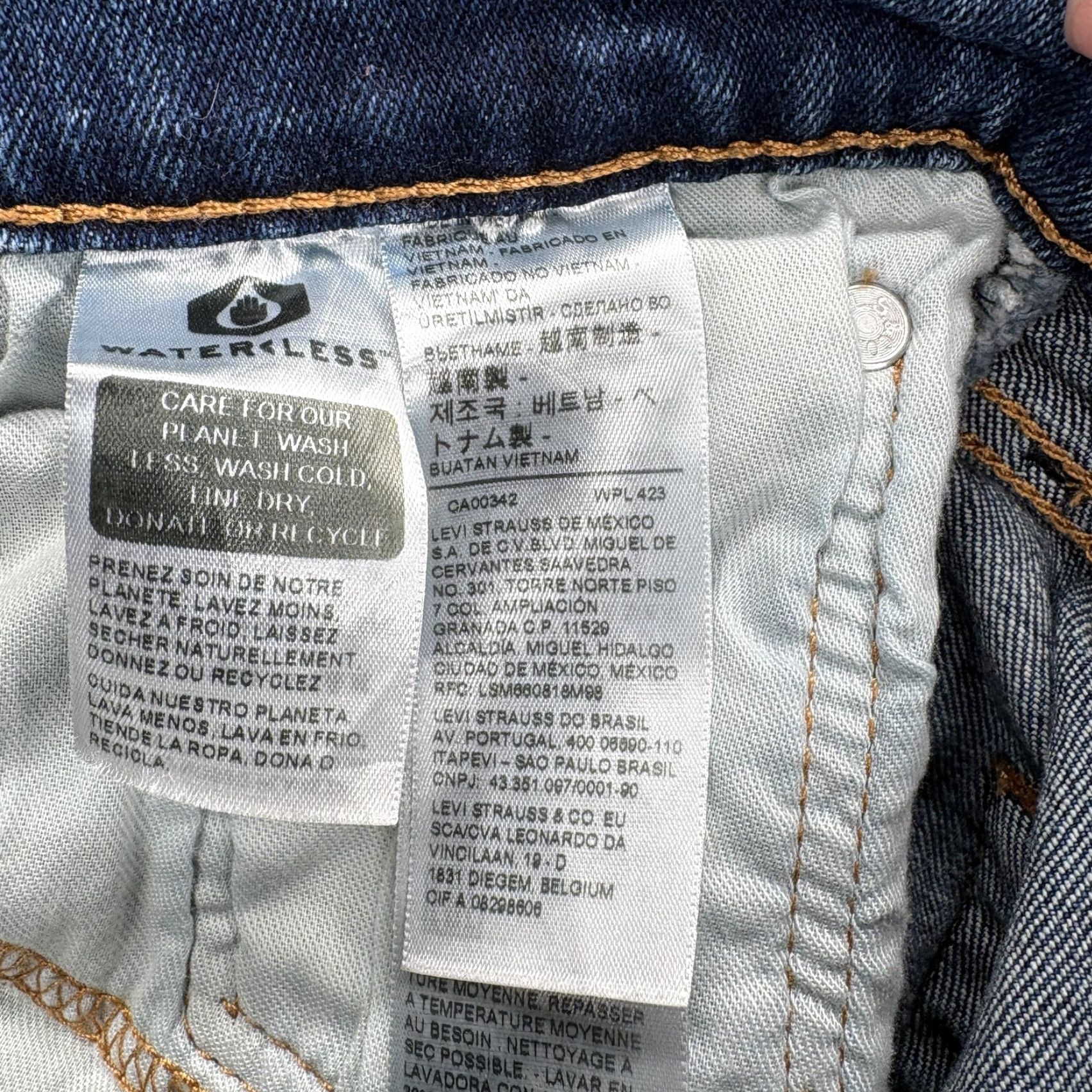 Levi's Levi's 512 Jeans Mens 30x32 Blue Medium Wash Slim Tapered Stretch Denim Pants 512 Jeans Mens 30x32 Blue Medium Wash Slim Tapered Stretch Denim Pants Size US 30 / EU 46 - 3 Thumbnail